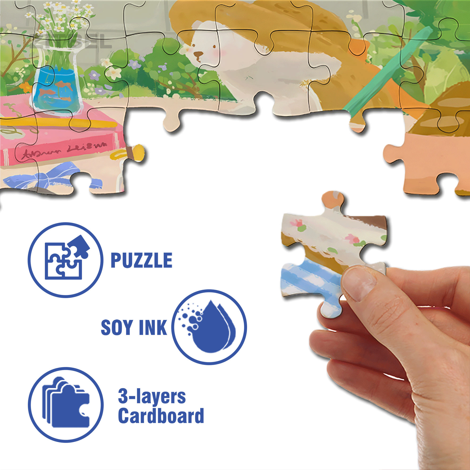 Delicious Donuts 500pcs/1000pcs Jigsaw Puzzle, Scratch-Resistant, Interactive Family Game & Brain-Boosting DIY Decor, Perfect for Halloween, Christmas & New Year Gifts, Family Puzzle Game