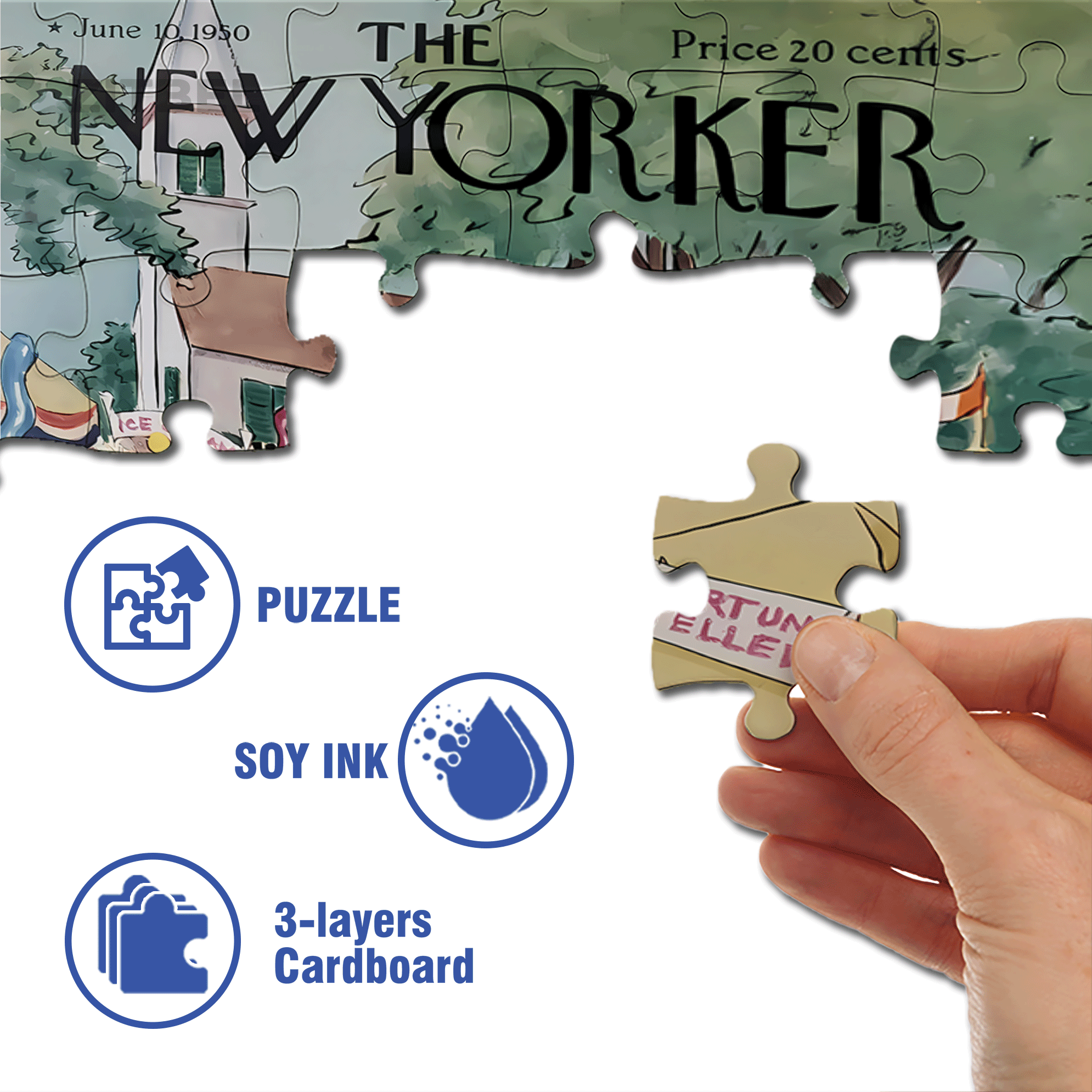 Fortune Teller 500pcs/1000pcs Jigsaw Puzzle, Scratch-Resistant, Interactive Family Game & Brain-Boosting DIY Decor, Perfect for Halloween, Christmas & New Year Gifts, Family Puzzle Game
