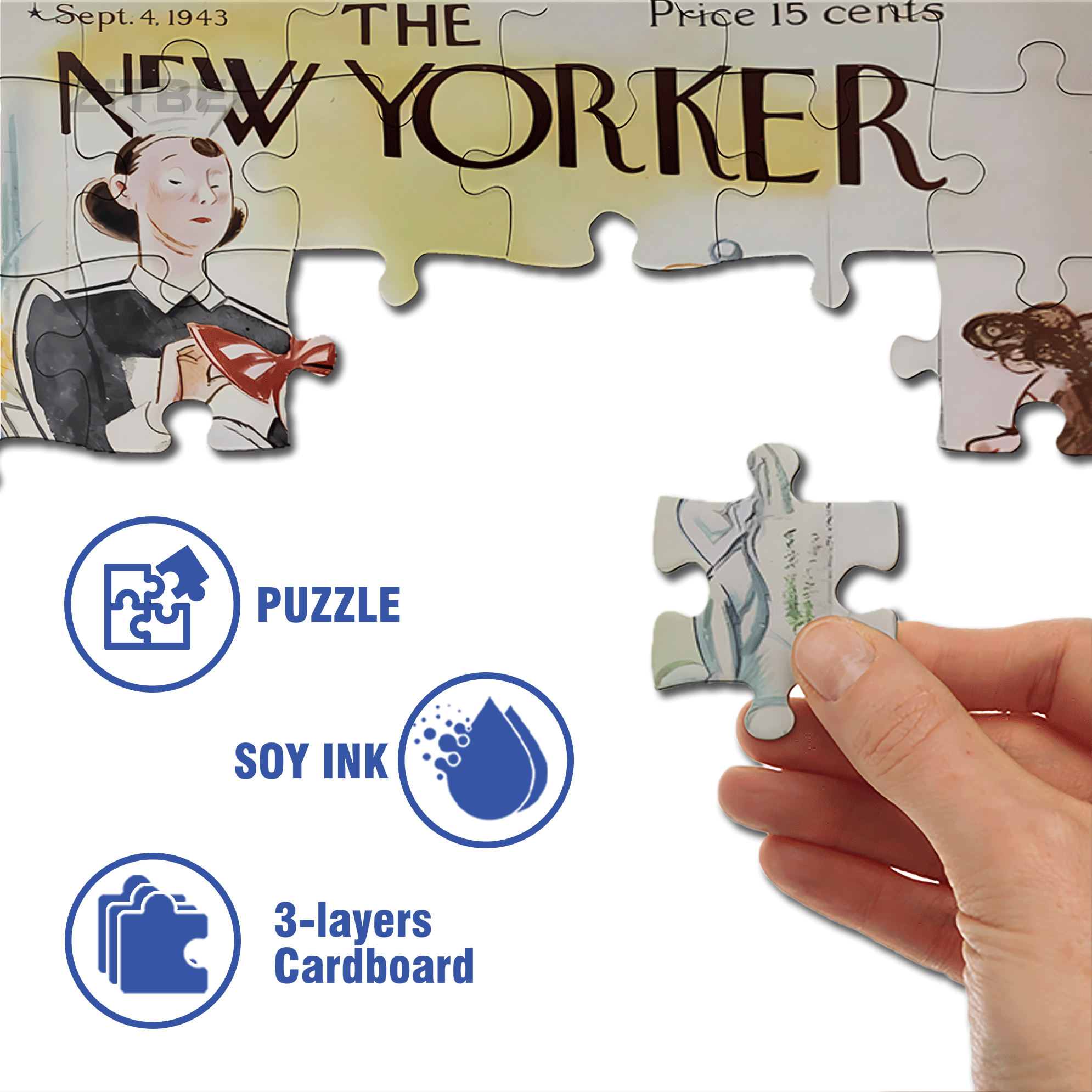 Grooming 500pcs/1000pcs Jigsaw Puzzle, Scratch-Resistant, Interactive Family Game & Brain-Boosting DIY Decor, Perfect for Halloween, Christmas & New Year Gifts, Family Puzzle Game