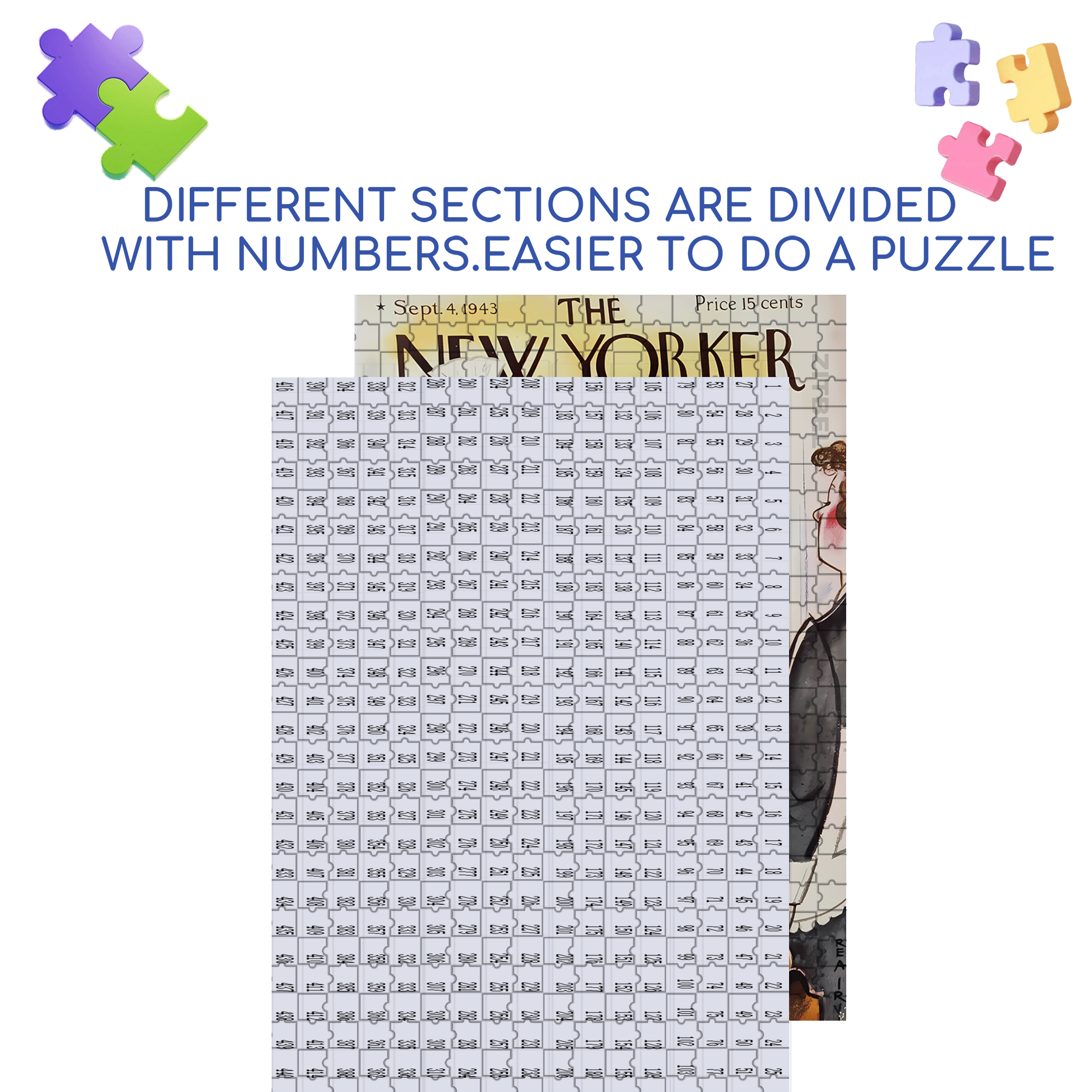 Grooming 500pcs/1000pcs Jigsaw Puzzle, Scratch-Resistant, Interactive Family Game & Brain-Boosting DIY Decor, Perfect for Halloween, Christmas & New Year Gifts, Family Puzzle Game