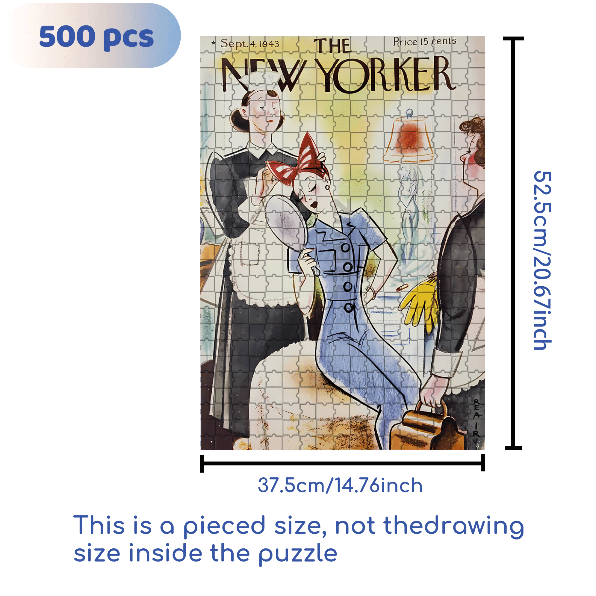 Grooming 500pcs/1000pcs Jigsaw Puzzle, Scratch-Resistant, Interactive Family Game & Brain-Boosting DIY Decor, Perfect for Halloween, Christmas & New Year Gifts, Family Puzzle Game