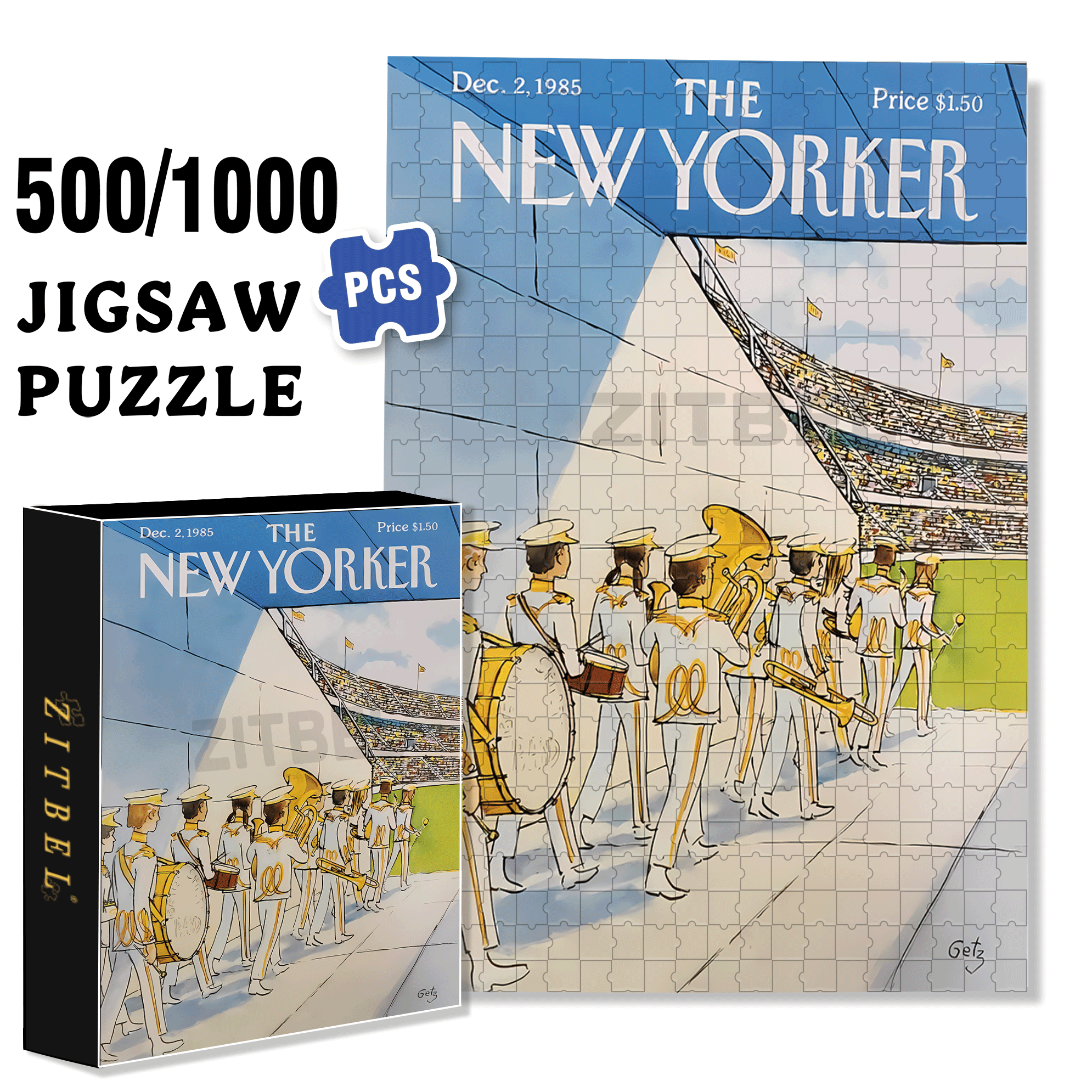 Honor Guard 500pcs/1000pcs Jigsaw Puzzle, Scratch-Resistant, Interactive Family Game & Brain-Boosting DIY Decor, Perfect for Halloween, Christmas & New Year Gifts, Family Puzzle Game