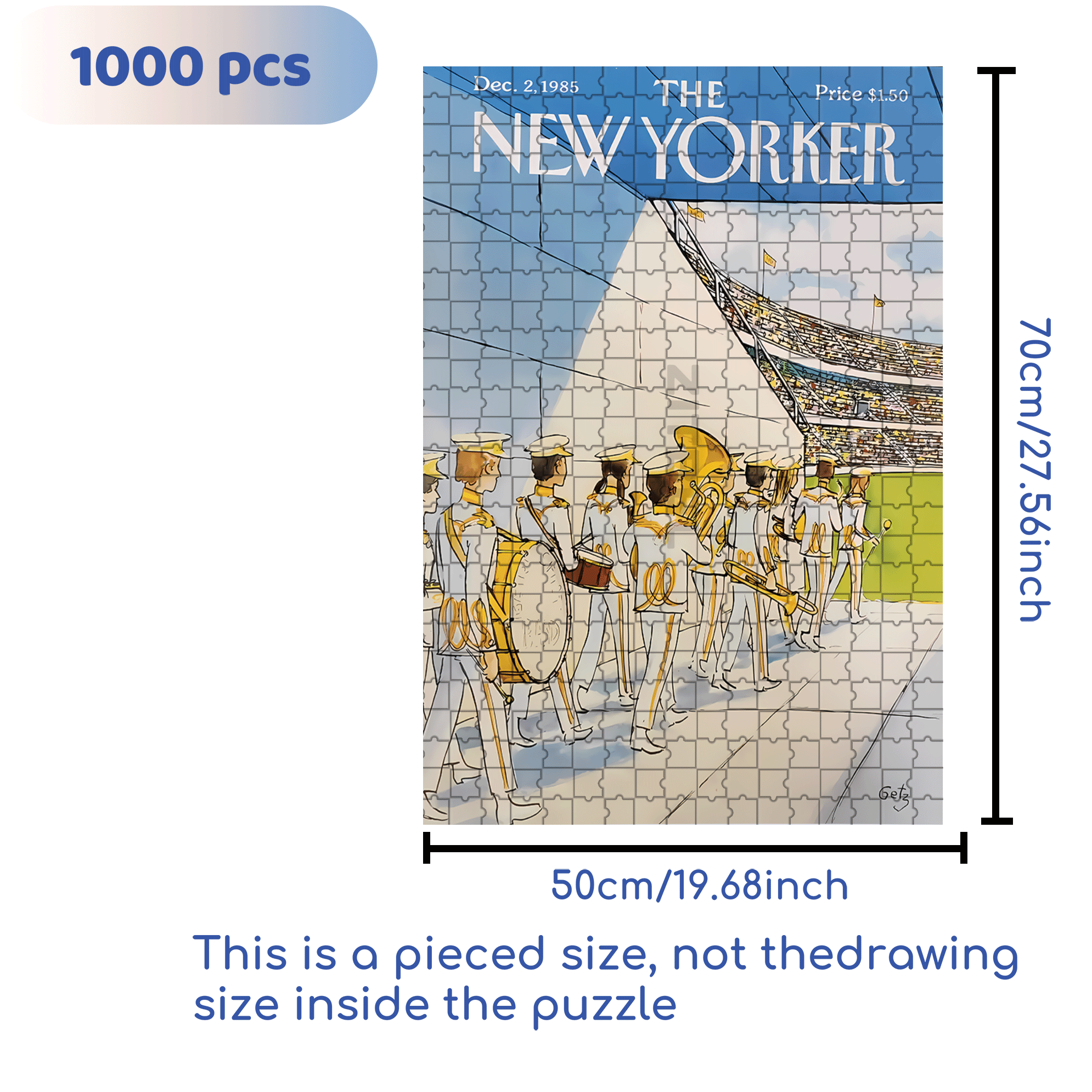 Honor Guard 500pcs/1000pcs Jigsaw Puzzle, Scratch-Resistant, Interactive Family Game & Brain-Boosting DIY Decor, Perfect for Halloween, Christmas & New Year Gifts, Family Puzzle Game