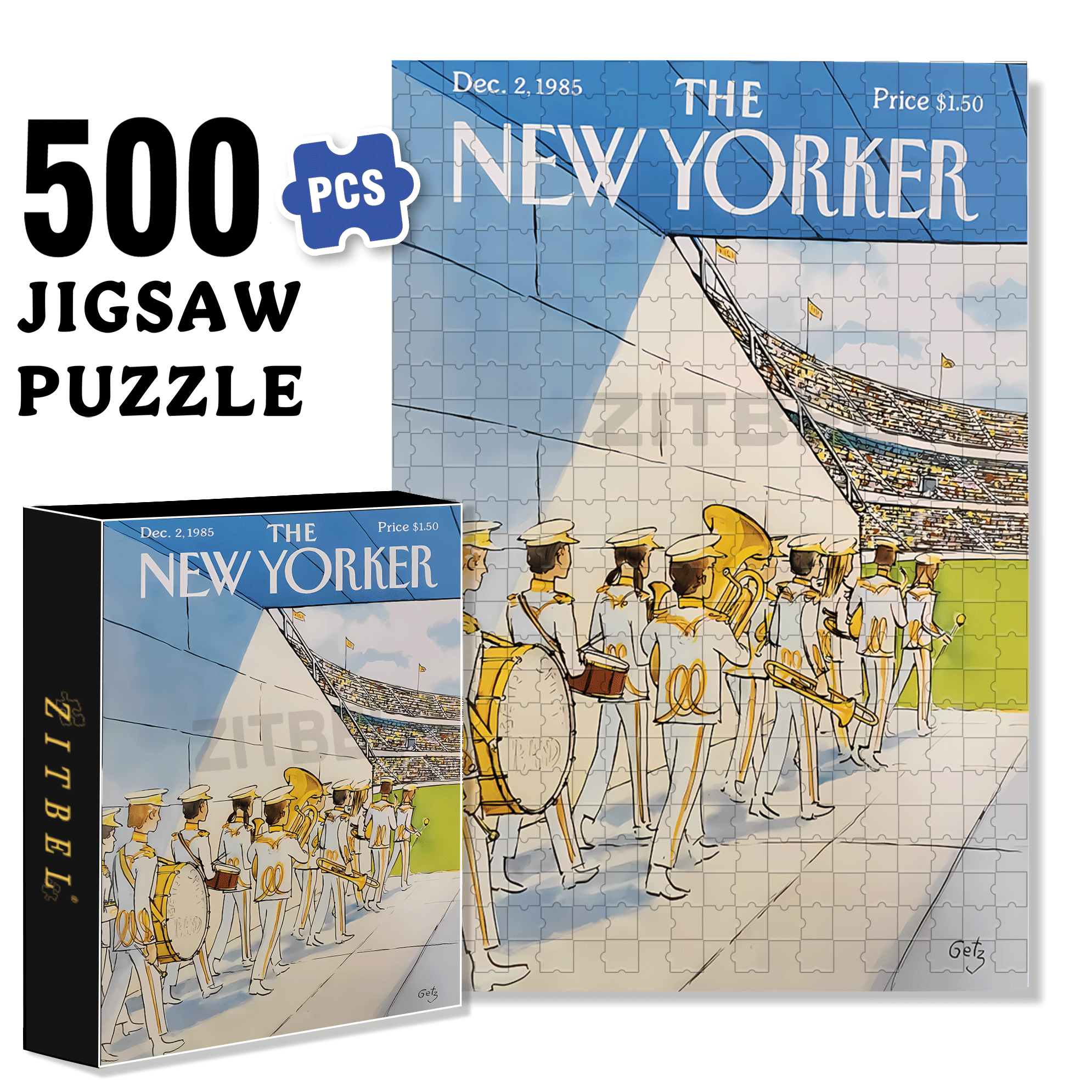 Honor Guard 500pcs/1000pcs Jigsaw Puzzle, Scratch-Resistant, Interactive Family Game & Brain-Boosting DIY Decor, Perfect for Halloween, Christmas & New Year Gifts, Family Puzzle Game
