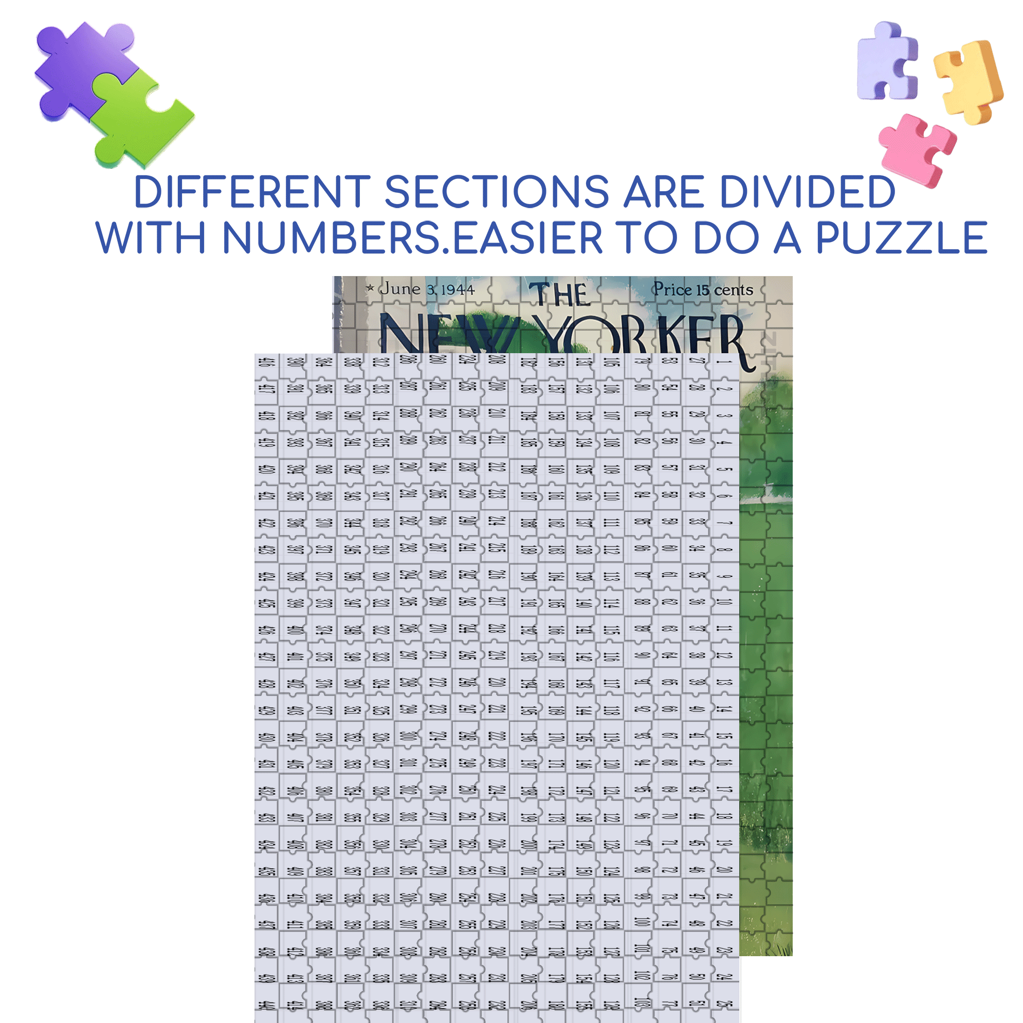 Mowing The Lawn 500pcs/1000pcs Jigsaw Puzzle, Scratch-Resistant, Interactive Family Game & Brain-Boosting DIY Decor, Perfect for Halloween, Christmas & New Year Gifts, Family Puzzle Game