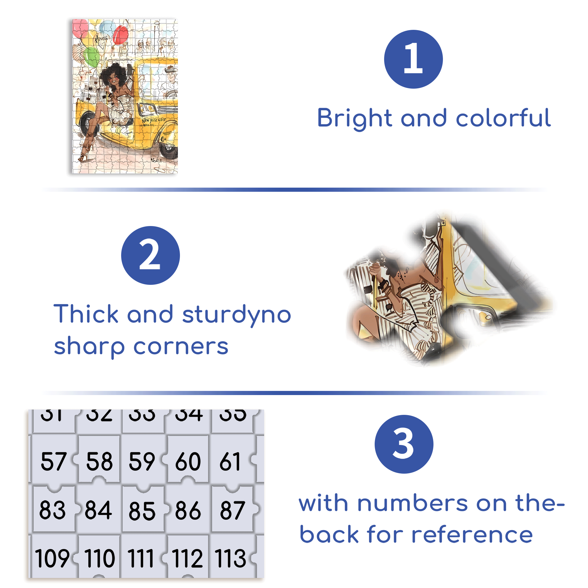 N.Y Fashion 500pcs/1000pcs Jigsaw Puzzle, Scratch-Resistant, Interactive Family Game & Brain-Boosting DIY Decor, Perfect for Halloween, Christmas & New Year Gifts, Family Puzzle Game