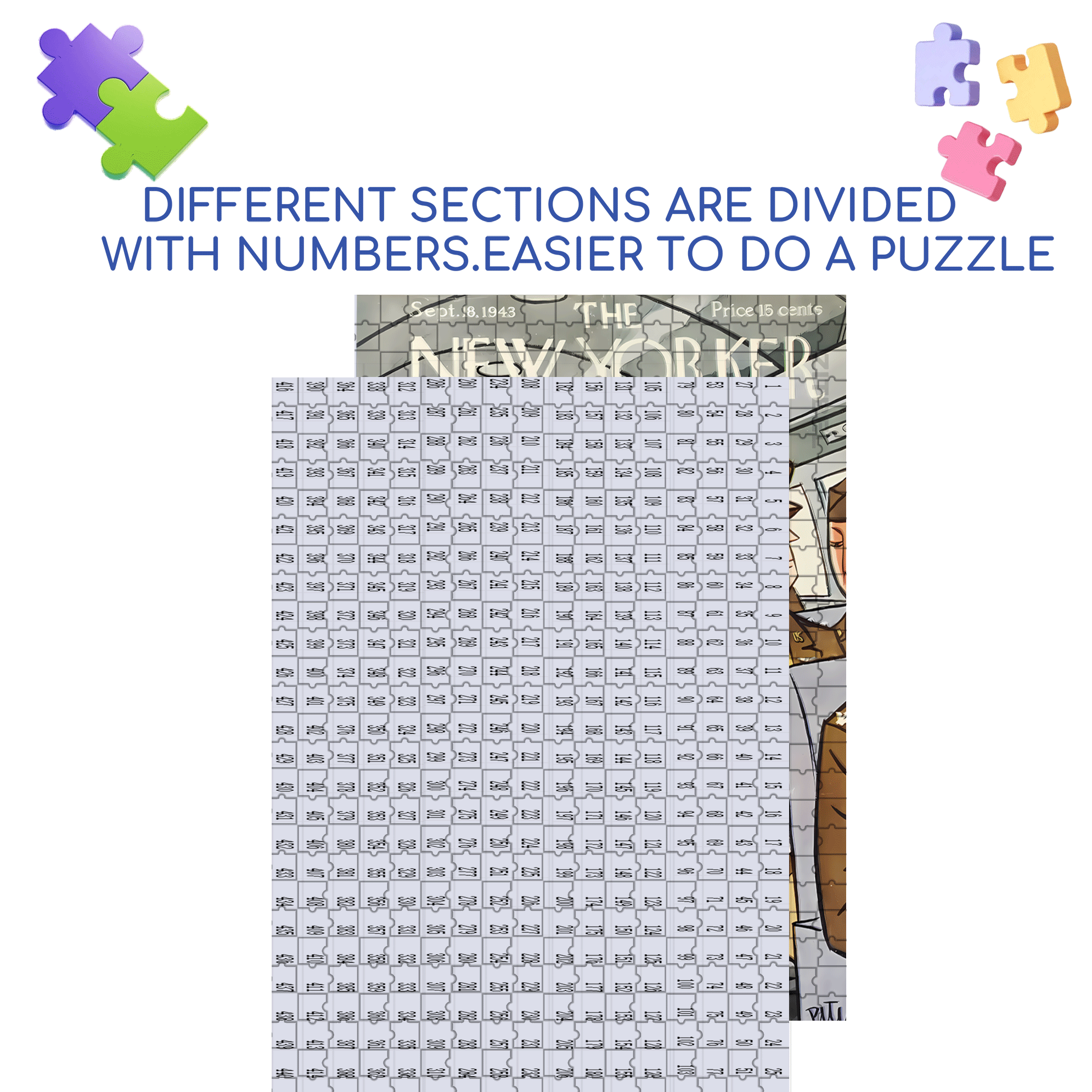 Officers 500pcs/1000pcs Jigsaw Puzzle, Scratch-Resistant, Interactive Family Game & Brain-Boosting DIY Decor, Perfect for Halloween, Christmas & New Year Gifts, Family Puzzle Game