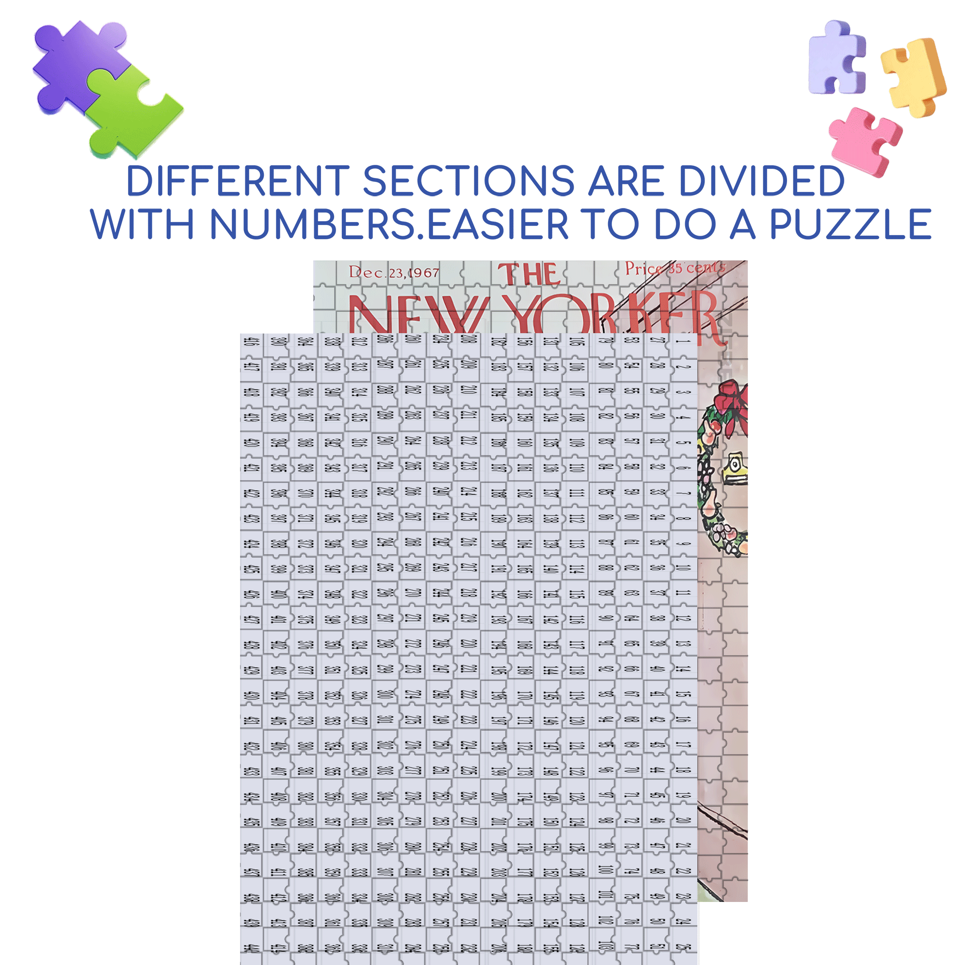 Returning With A Full Load 500pcs/1000pcs Jigsaw Puzzle, Scratch-Resistant, Interactive Family Game & Brain-Boosting DIY Decor, Perfect for Halloween, Christmas & New Year Gifts, Family Puzzle Game