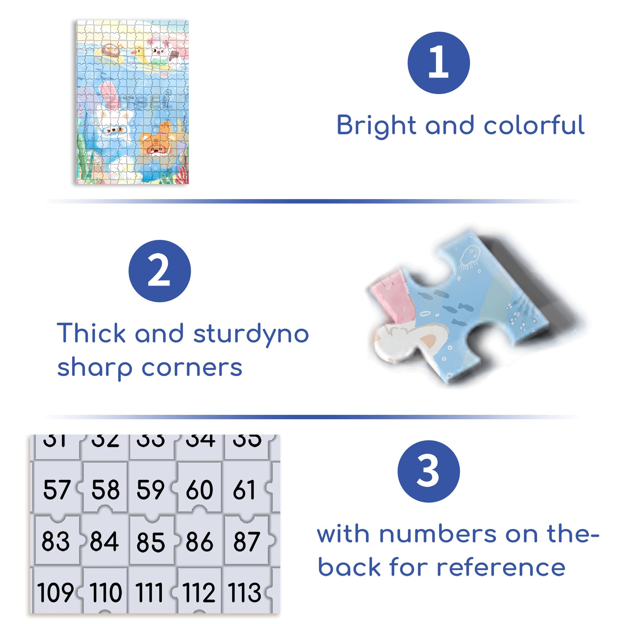 Snorkeling Day 500pcs/1000pcs Jigsaw Puzzle, Scratch-Resistant, Interactive Family Game & Brain-Boosting DIY Decor, Perfect for Halloween, Christmas & New Year Gifts, Family Puzzle Game