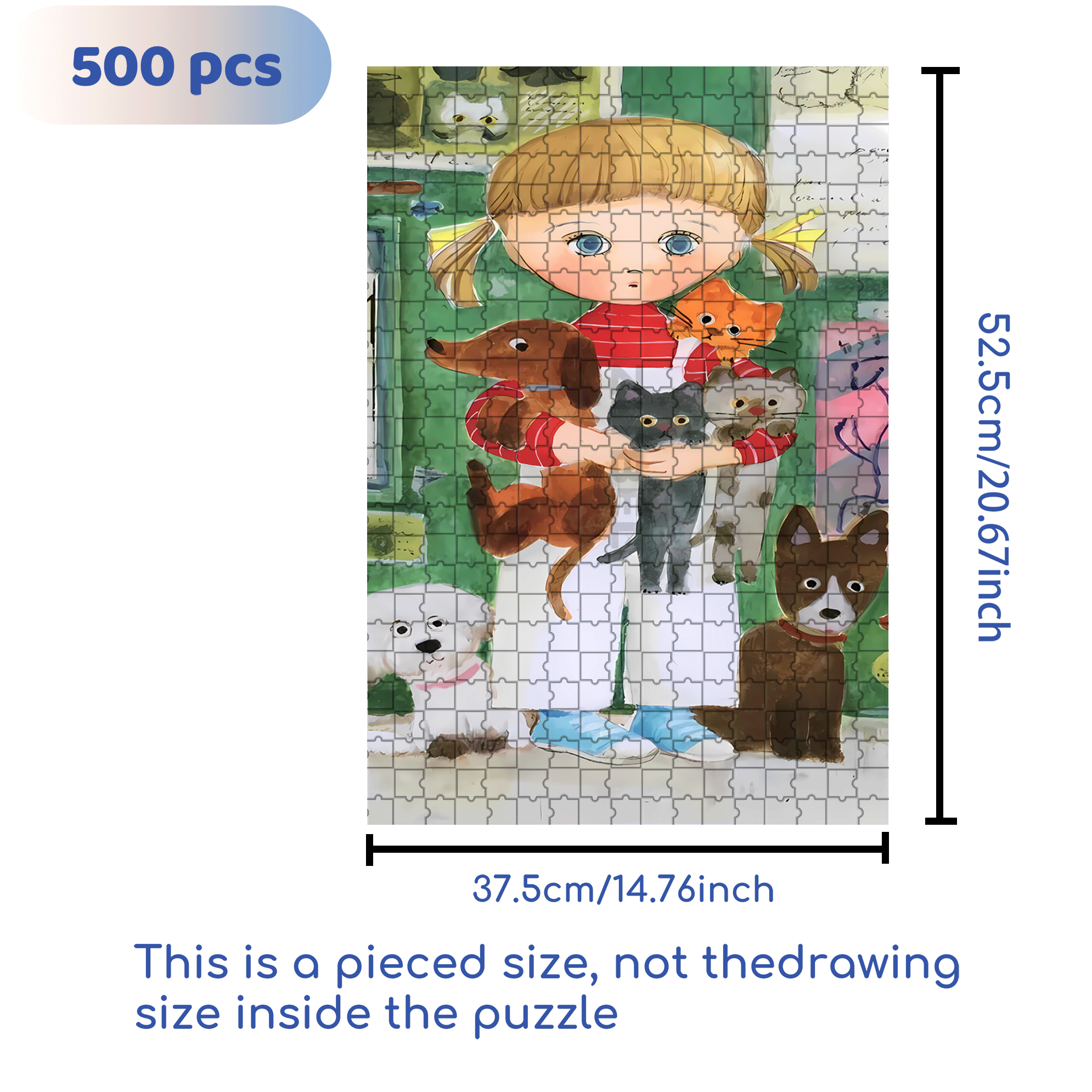 Together 500pcs/1000pcs Jigsaw Puzzle, Scratch-Resistant, Interactive Family Game & Brain-Boosting DIY Decor, Perfect for Halloween, Christmas & New Year Gifts, Family Puzzle Game