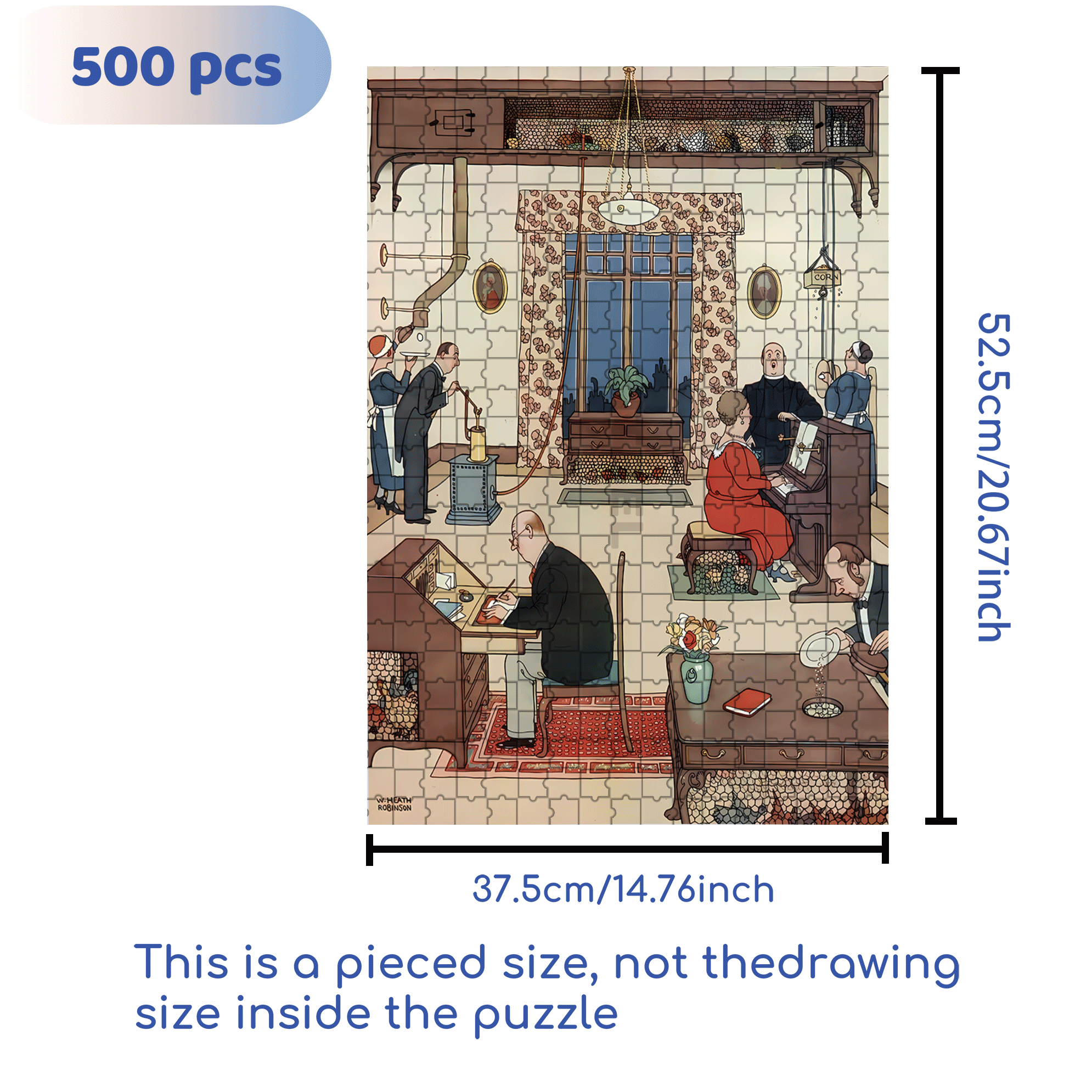 Top Floor Chicken Farm  500pcs/1000pcs Jigsaw Puzzle, Scratch-Resistant, Interactive Family Game & Brain-Boosting DIY Decor, Perfect for Halloween, Christmas & New Year Gifts, Family Puzzle Game