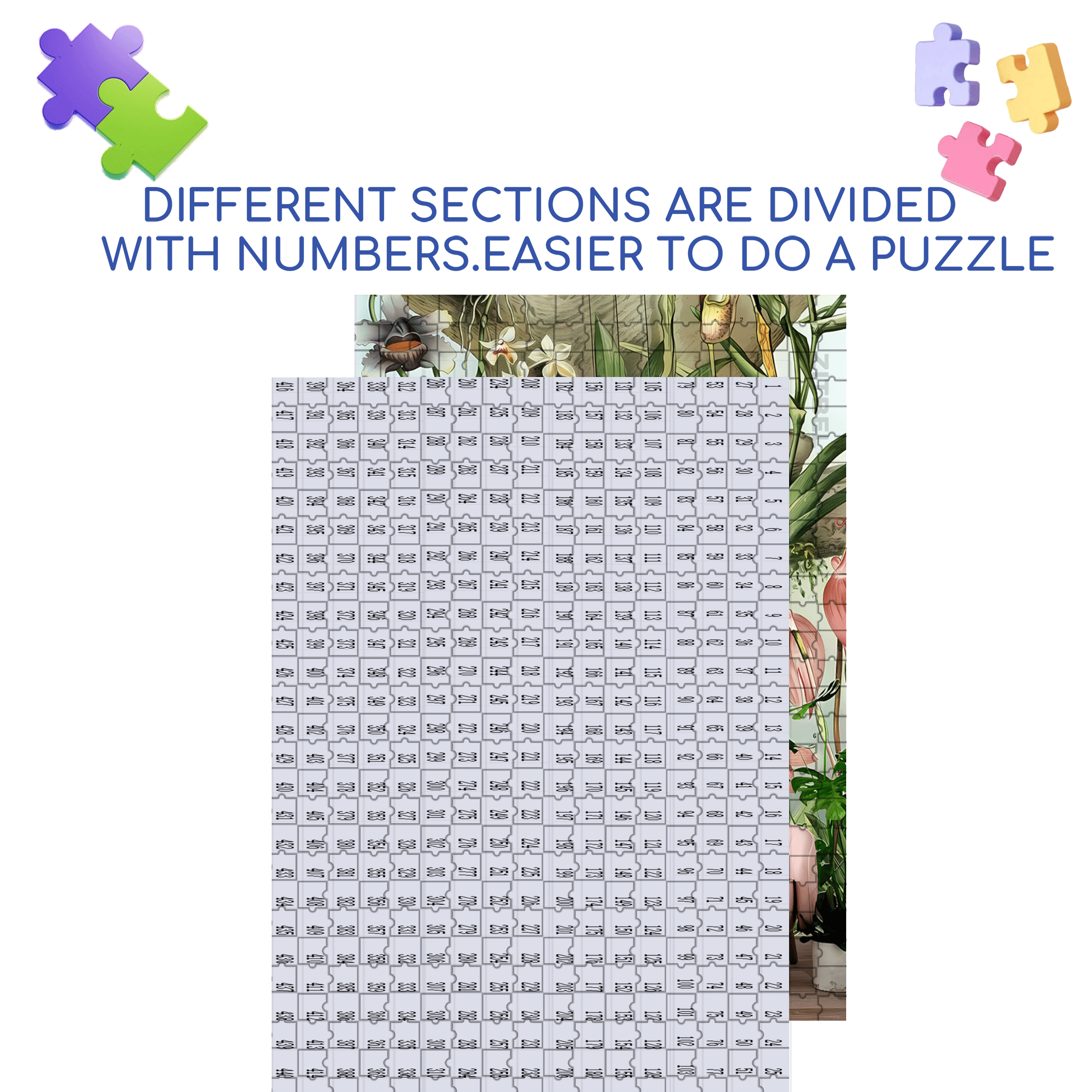 Tropical Surprise 500pcs/1000pcs Jigsaw Puzzle, Scratch-Resistant, Interactive Family Game & Brain-Boosting DIY Decor, Perfect for Halloween, Christmas & New Year Gifts, Family Puzzle Game