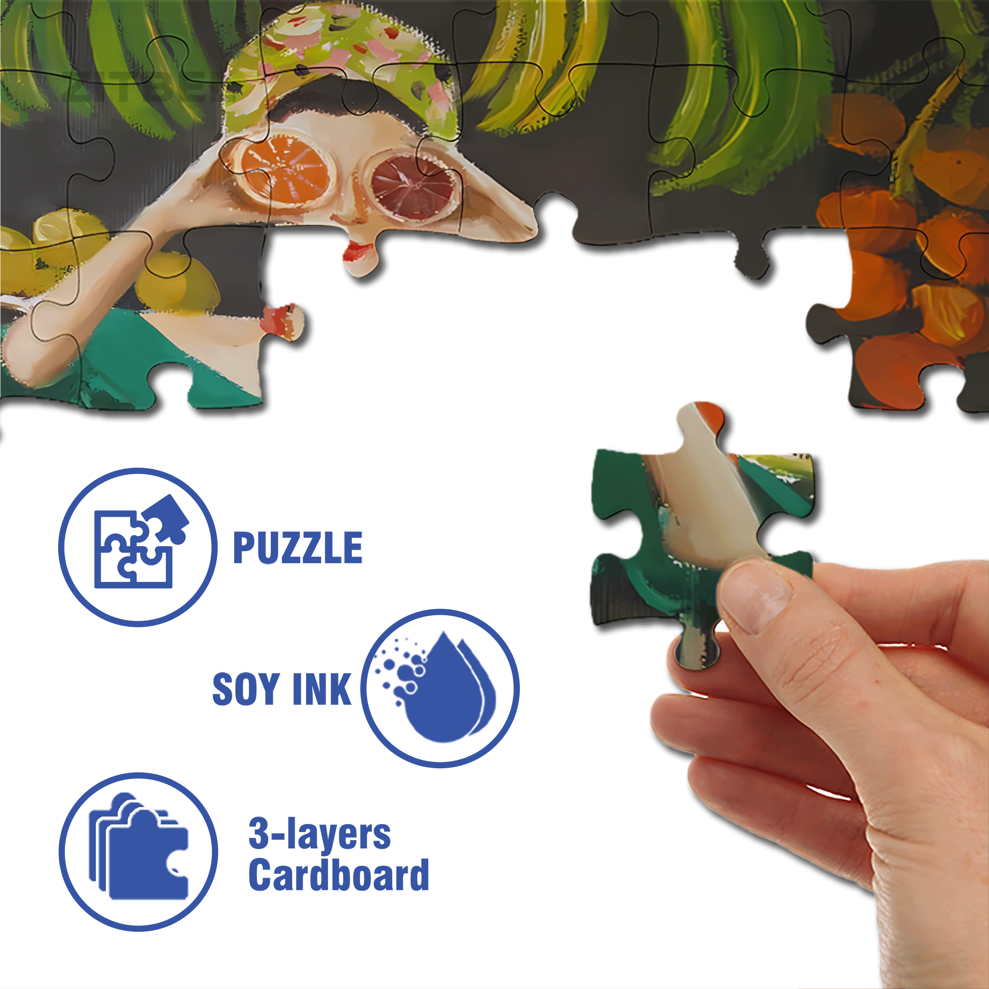 Twelve Days At The Penny Fontaine Hotel 500pcs/1000pcs Jigsaw Puzzle, Scratch-Resistant, Interactive Family Game & Brain-Boosting DIY Decor, Perfect for Halloween, Christmas & New Year Gifts, Family Puzzle Game