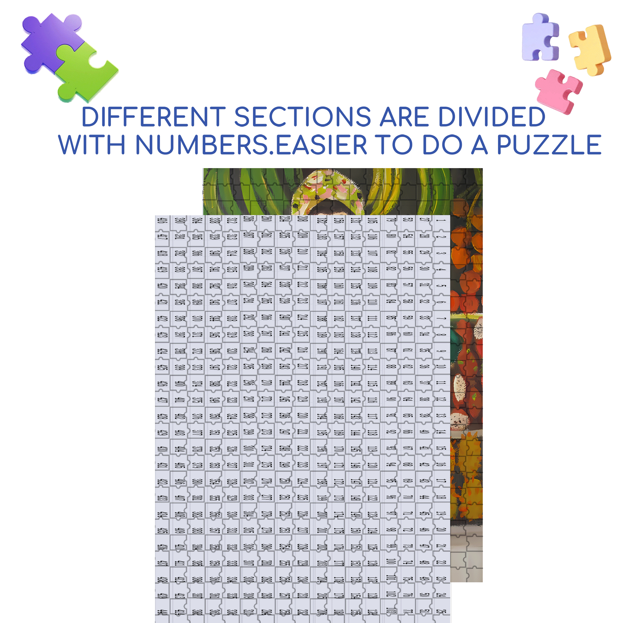Twelve Days At The Penny Fontaine Hotel 500pcs/1000pcs Jigsaw Puzzle, Scratch-Resistant, Interactive Family Game & Brain-Boosting DIY Decor, Perfect for Halloween, Christmas & New Year Gifts, Family Puzzle Game
