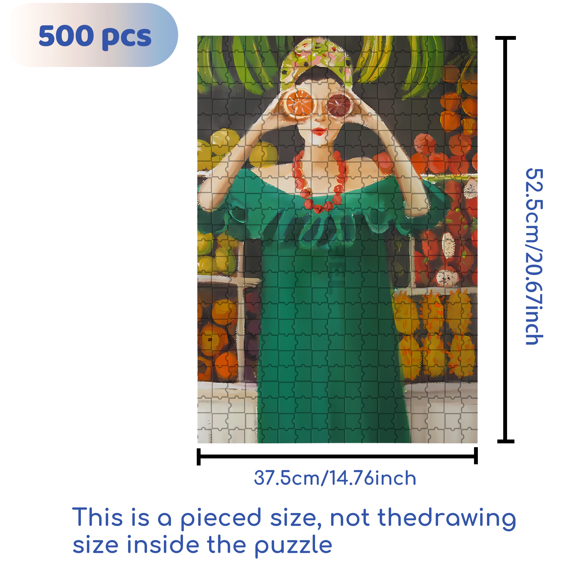 Twelve Days At The Penny Fontaine Hotel 500pcs/1000pcs Jigsaw Puzzle, Scratch-Resistant, Interactive Family Game & Brain-Boosting DIY Decor, Perfect for Halloween, Christmas & New Year Gifts, Family Puzzle Game