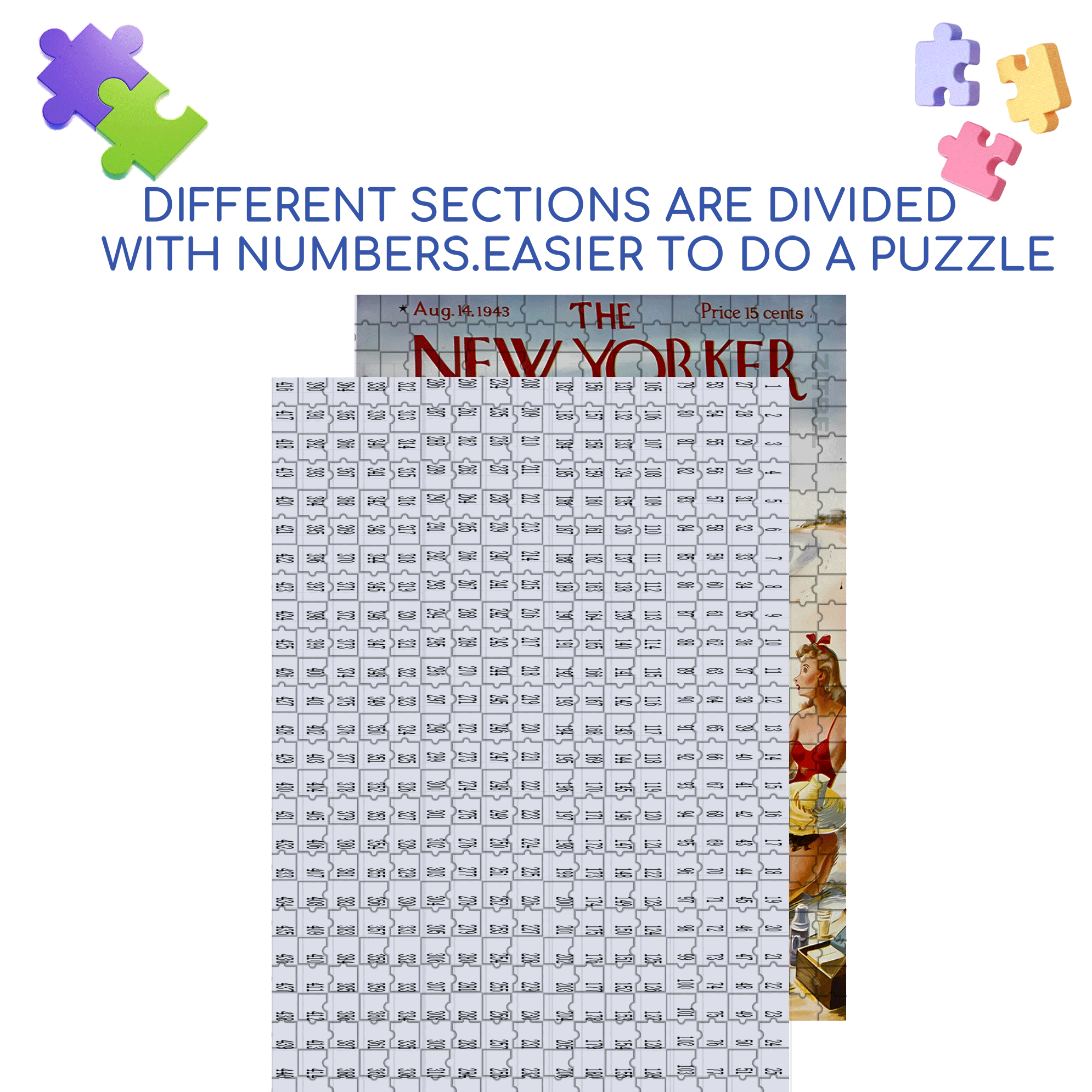 Very Rare 500pcs/1000pcs Jigsaw Puzzle, Scratch-Resistant, Interactive Family Game & Brain-Boosting DIY Decor, Perfect for Halloween, Christmas & New Year Gifts, Family Puzzle Game