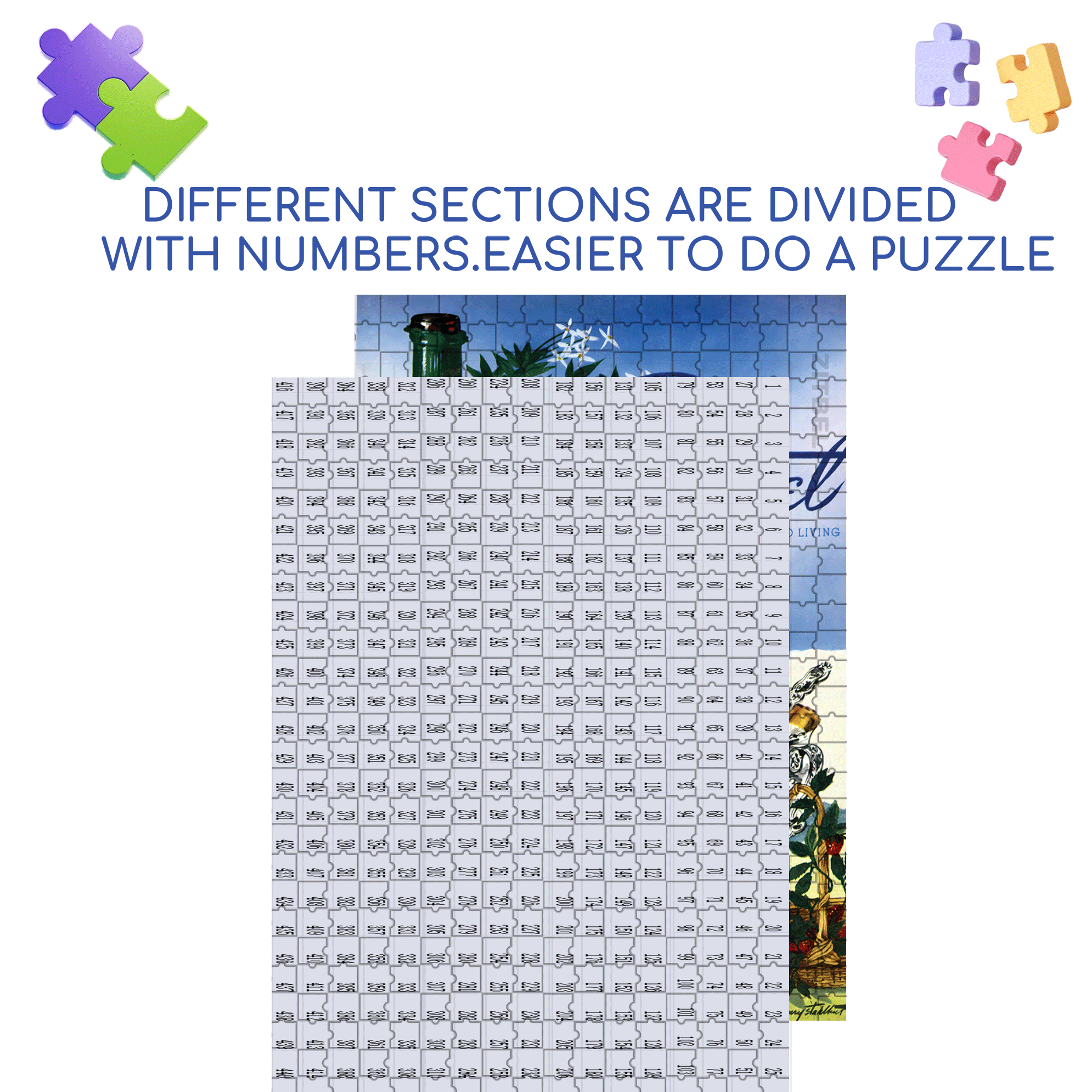 Wine Punch 500pcs/1000pcs Jigsaw Puzzle, Scratch-Resistant, Interactive Family Game & Brain-Boosting DIY Decor, Perfect for Halloween, Christmas & New Year Gifts, Family Puzzle Game