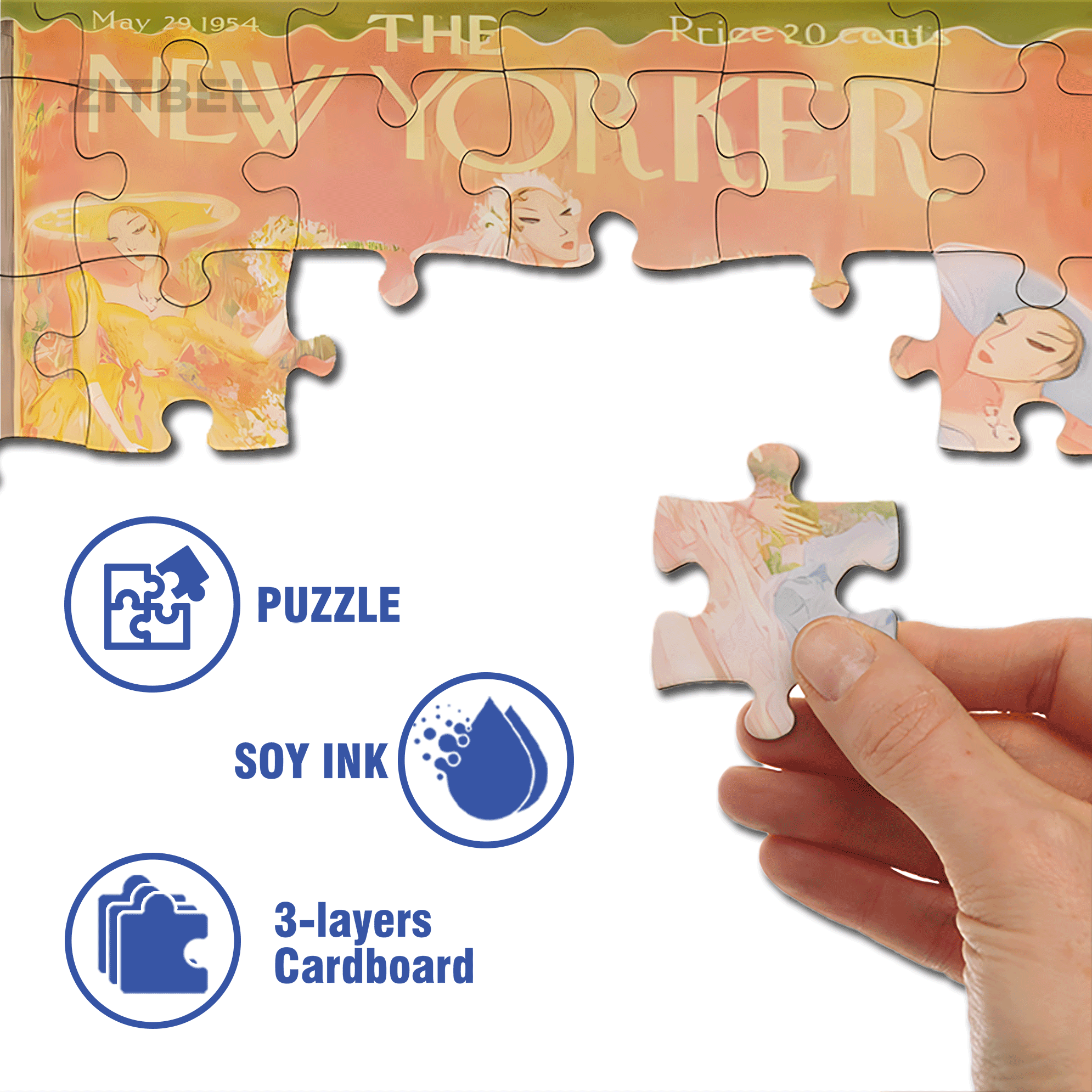 A Girl's Dream 500pcs/1000pcs Jigsaw Puzzle, Scratch-Resistant, Interactive Family Game & Brain-Boosting DIY Decor, Perfect for Halloween, Christmas & New Year Gifts, Family Puzzle Game