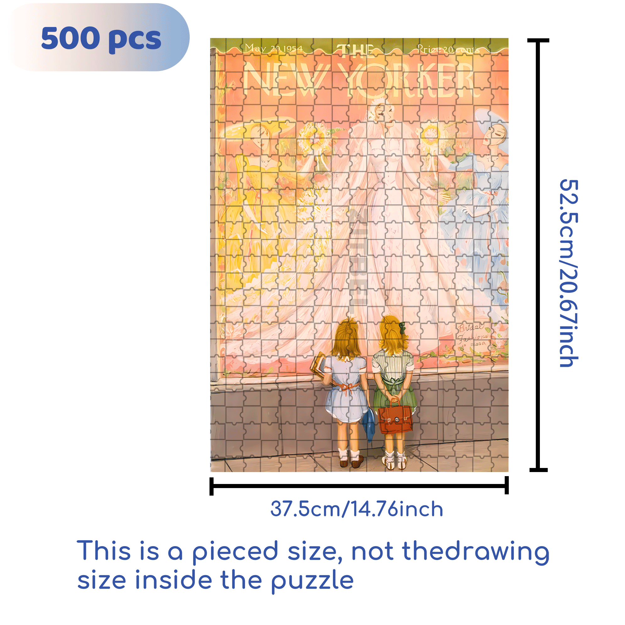 A Girl's Dream 500pcs/1000pcs Jigsaw Puzzle, Scratch-Resistant, Interactive Family Game & Brain-Boosting DIY Decor, Perfect for Halloween, Christmas & New Year Gifts, Family Puzzle Game