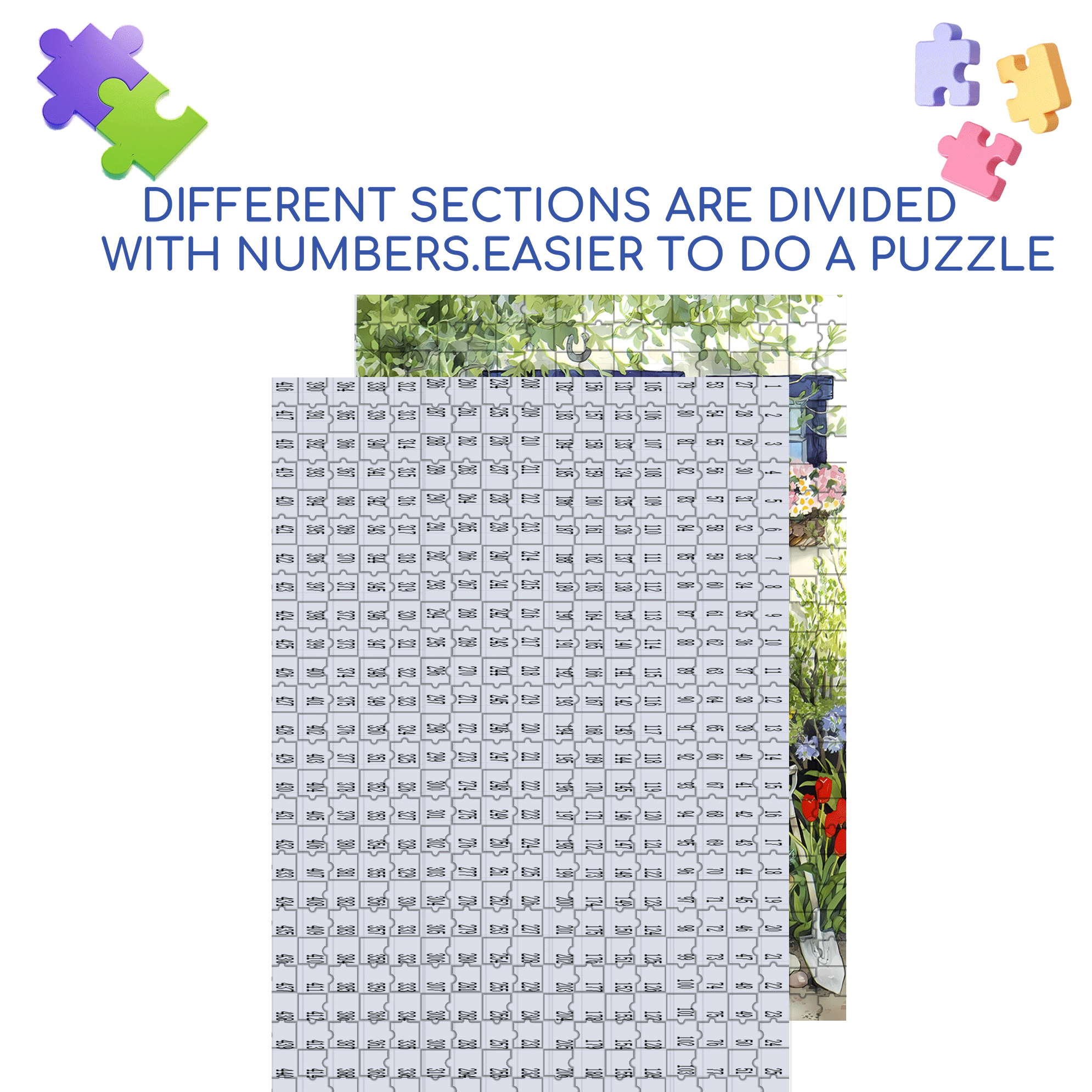 A Half-open Door 500pcs/1000pcs Jigsaw Puzzle, Scratch-Resistant, Interactive Family Game & Brain-Boosting DIY Decor, Perfect for Halloween, Christmas & New Year Gifts, Family Puzzle Game