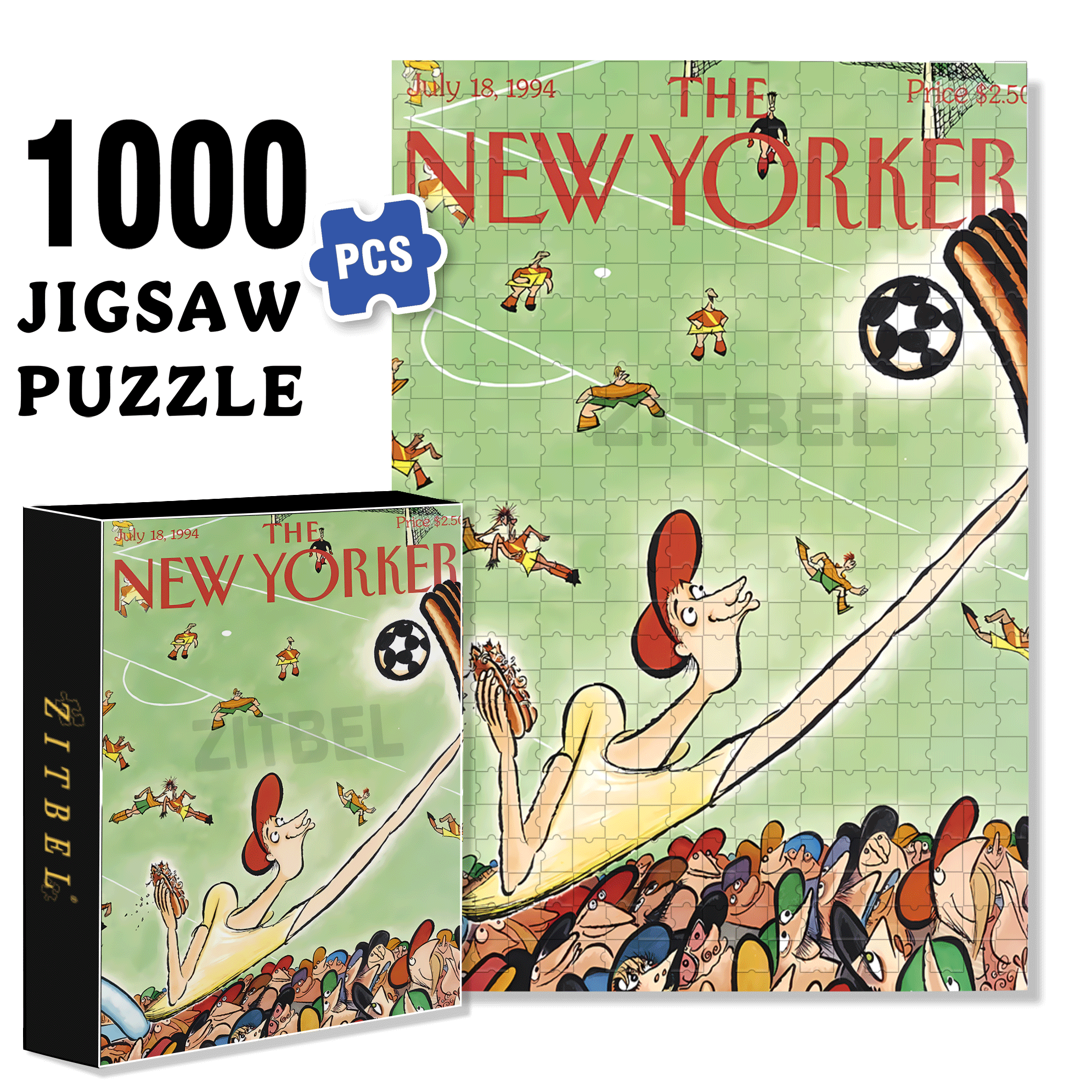 Best Goalkeeper 500pcs/1000pcs Jigsaw Puzzle, Scratch-Resistant, Interactive Family Game & Brain-Boosting DIY Decor, Perfect for Halloween, Christmas & New Year Gifts, Family Puzzle Game
