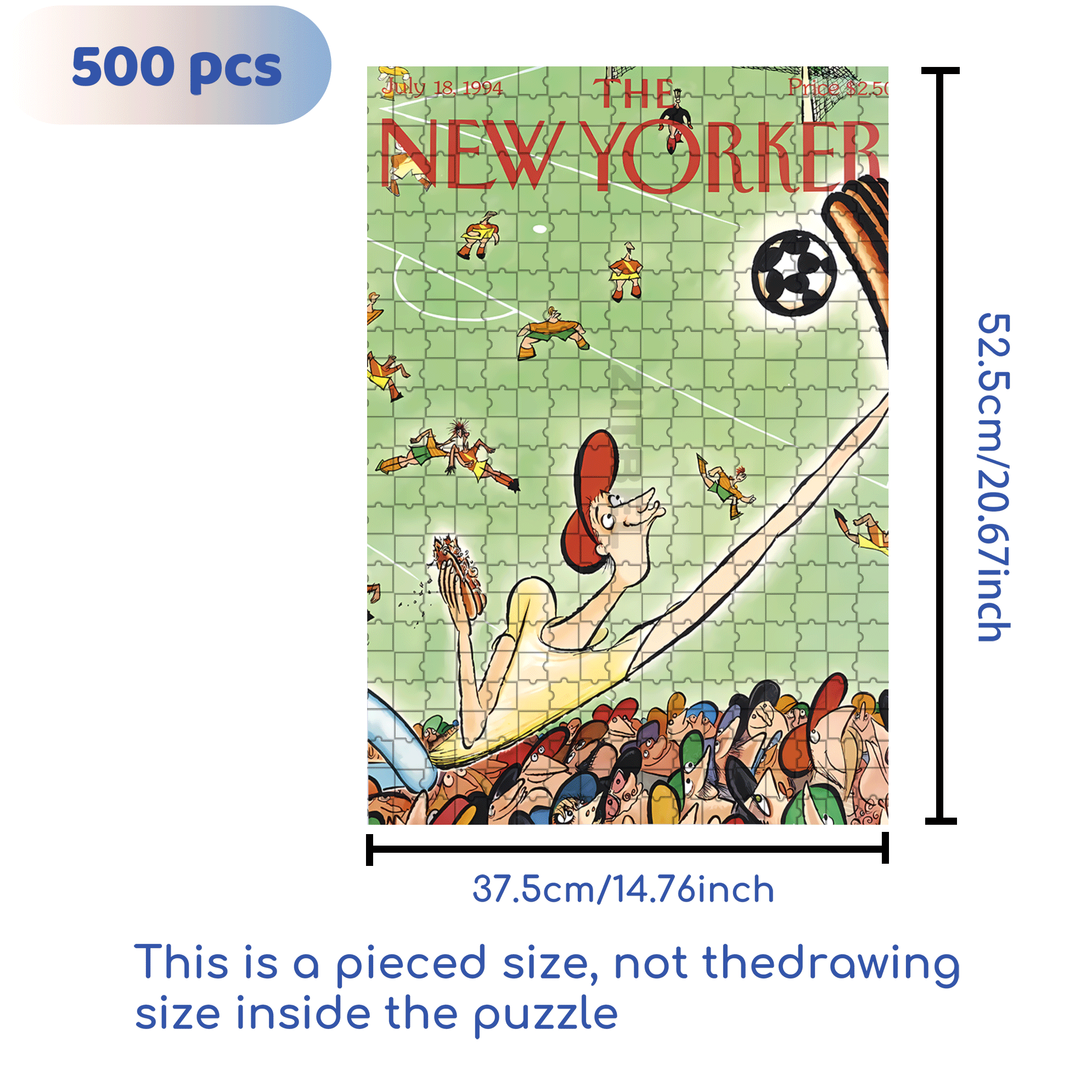 Best Goalkeeper 500pcs/1000pcs Jigsaw Puzzle, Scratch-Resistant, Interactive Family Game & Brain-Boosting DIY Decor, Perfect for Halloween, Christmas & New Year Gifts, Family Puzzle Game
