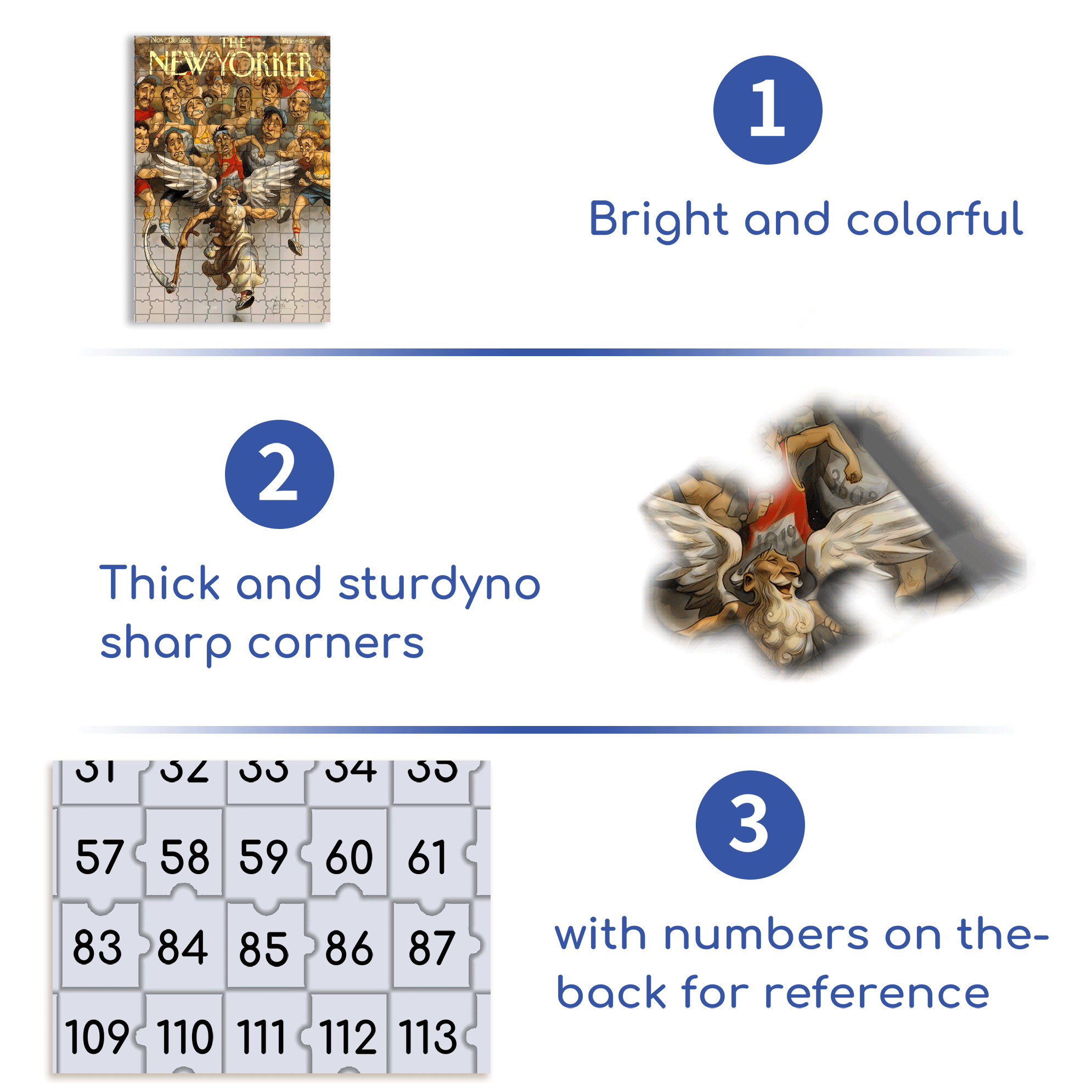 Chase Him 500pcs/1000pcs Jigsaw Puzzle, Scratch-Resistant, Interactive Family Game & Brain-Boosting DIY Decor, Perfect for Halloween, Christmas & New Year Gifts, Family Puzzle Game