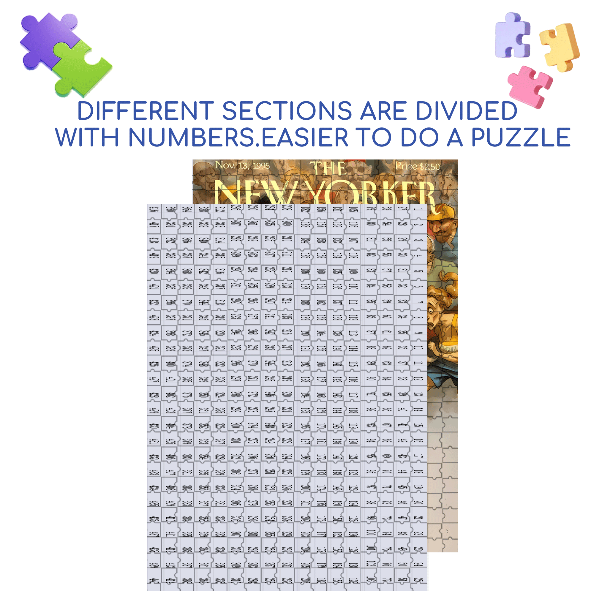 Chase Him 500pcs/1000pcs Jigsaw Puzzle, Scratch-Resistant, Interactive Family Game & Brain-Boosting DIY Decor, Perfect for Halloween, Christmas & New Year Gifts, Family Puzzle Game