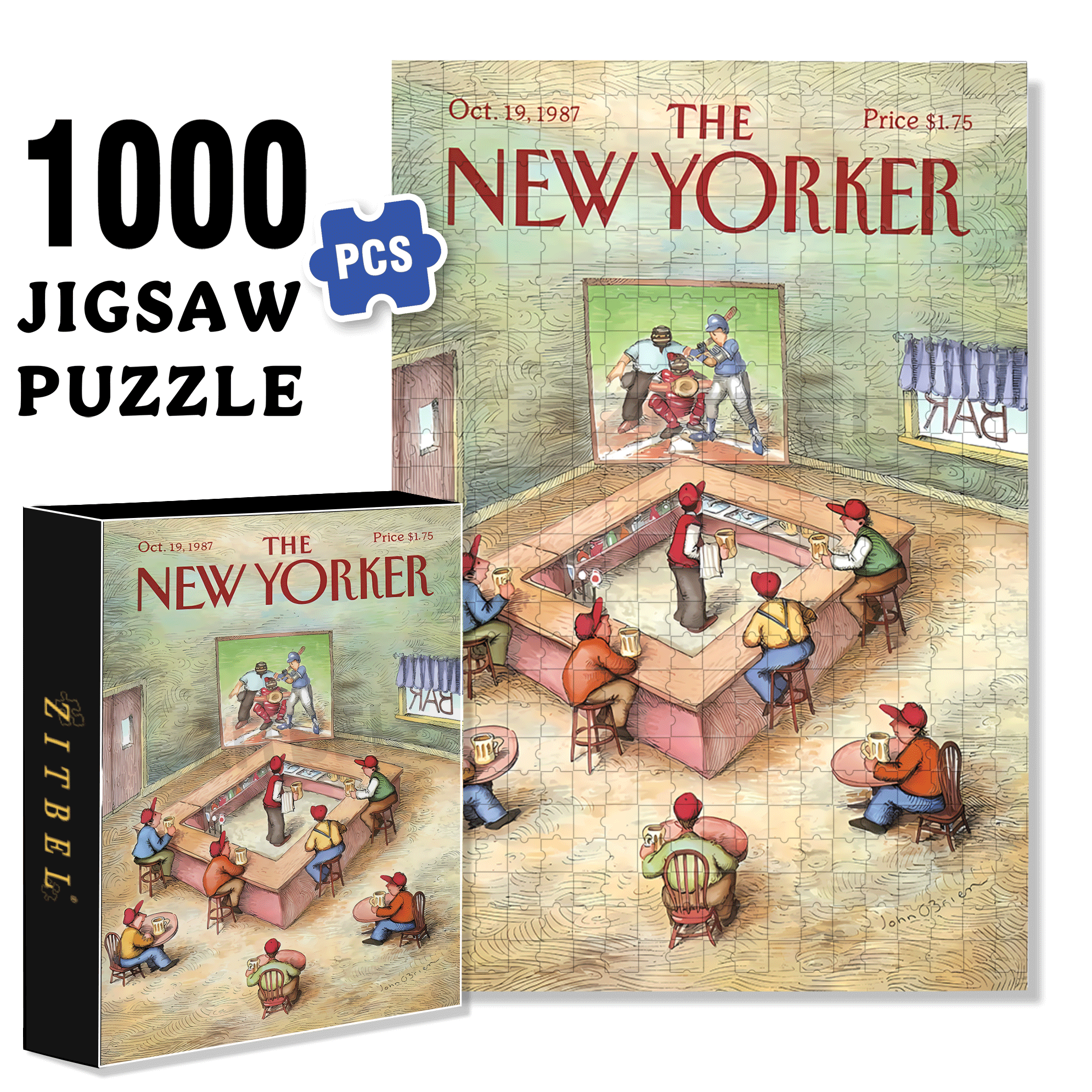 Concentrate 500pcs/1000pcs Jigsaw Puzzle, Scratch-Resistant, Interactive Family Game & Brain-Boosting DIY Decor, Perfect for Halloween, Christmas & New Year Gifts, Family Puzzle Game