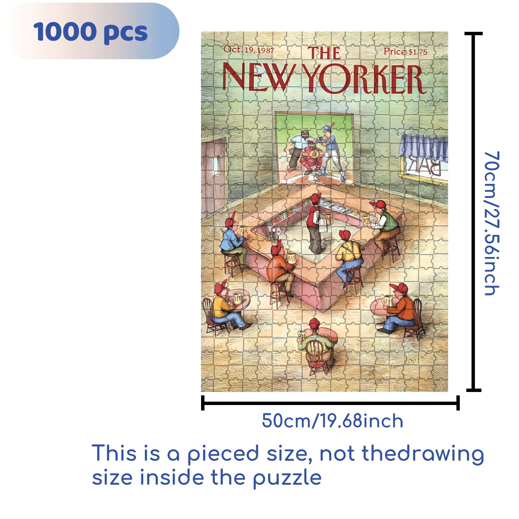 Concentrate 500pcs/1000pcs Jigsaw Puzzle, Scratch-Resistant, Interactive Family Game & Brain-Boosting DIY Decor, Perfect for Halloween, Christmas & New Year Gifts, Family Puzzle Game