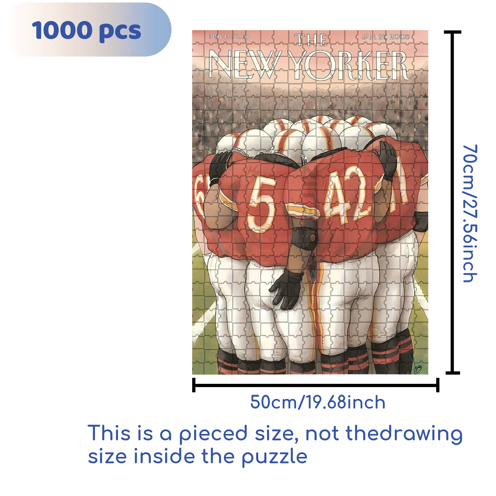 Encourage Each Other 500pcs/1000pcs Jigsaw Puzzle, Scratch-Resistant, Interactive Family Game & Brain-Boosting DIY Decor, Perfect for Halloween, Christmas & New Year Gifts, Family Puzzle Game