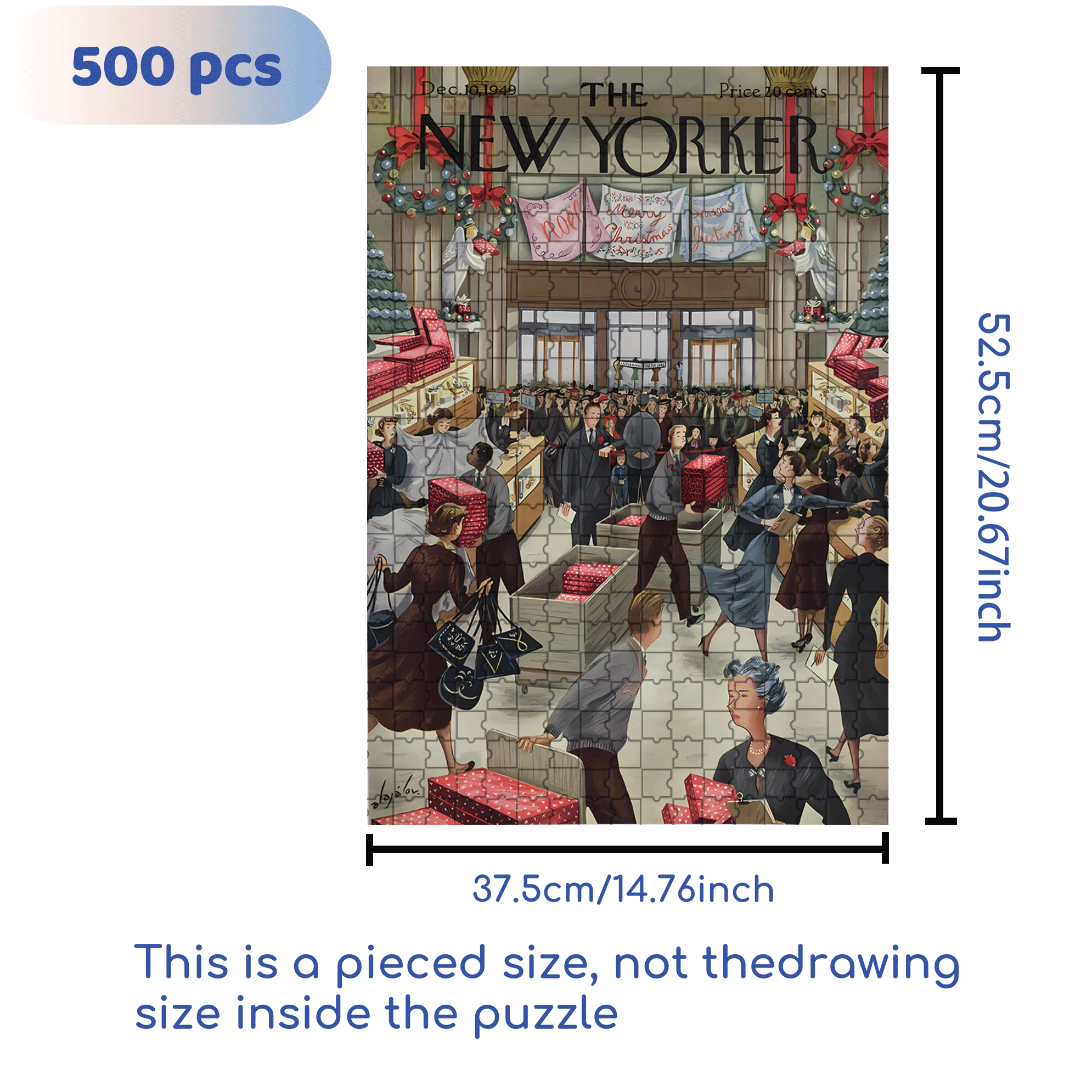 Frenzy 500pcs/1000pcs Jigsaw Puzzle, Scratch-Resistant, Interactive Family Game & Brain-Boosting DIY Decor, Perfect for Halloween, Christmas & New Year Gifts, Family Puzzle Game