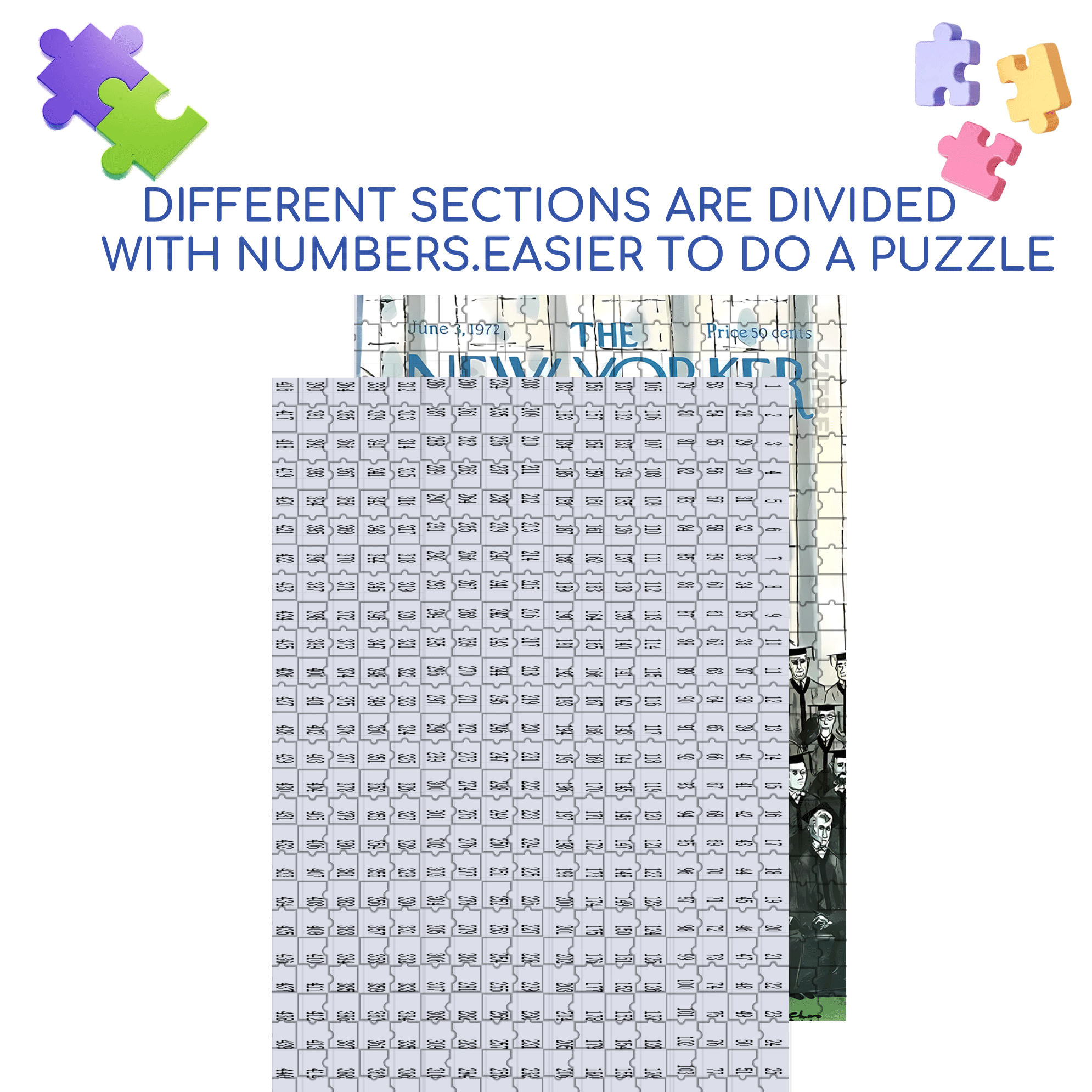 Graduation Photo 500pcs/1000pcs Jigsaw Puzzle, Scratch-Resistant, Interactive Family Game & Brain-Boosting DIY Decor, Perfect for Halloween, Christmas & New Year Gifts, Family Puzzle Game