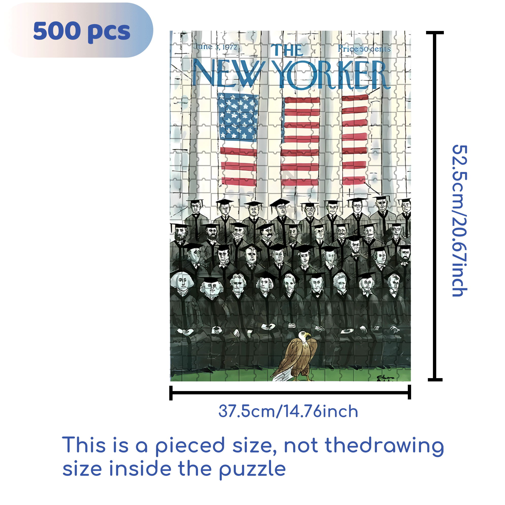 Graduation Photo 500pcs/1000pcs Jigsaw Puzzle, Scratch-Resistant, Interactive Family Game & Brain-Boosting DIY Decor, Perfect for Halloween, Christmas & New Year Gifts, Family Puzzle Game