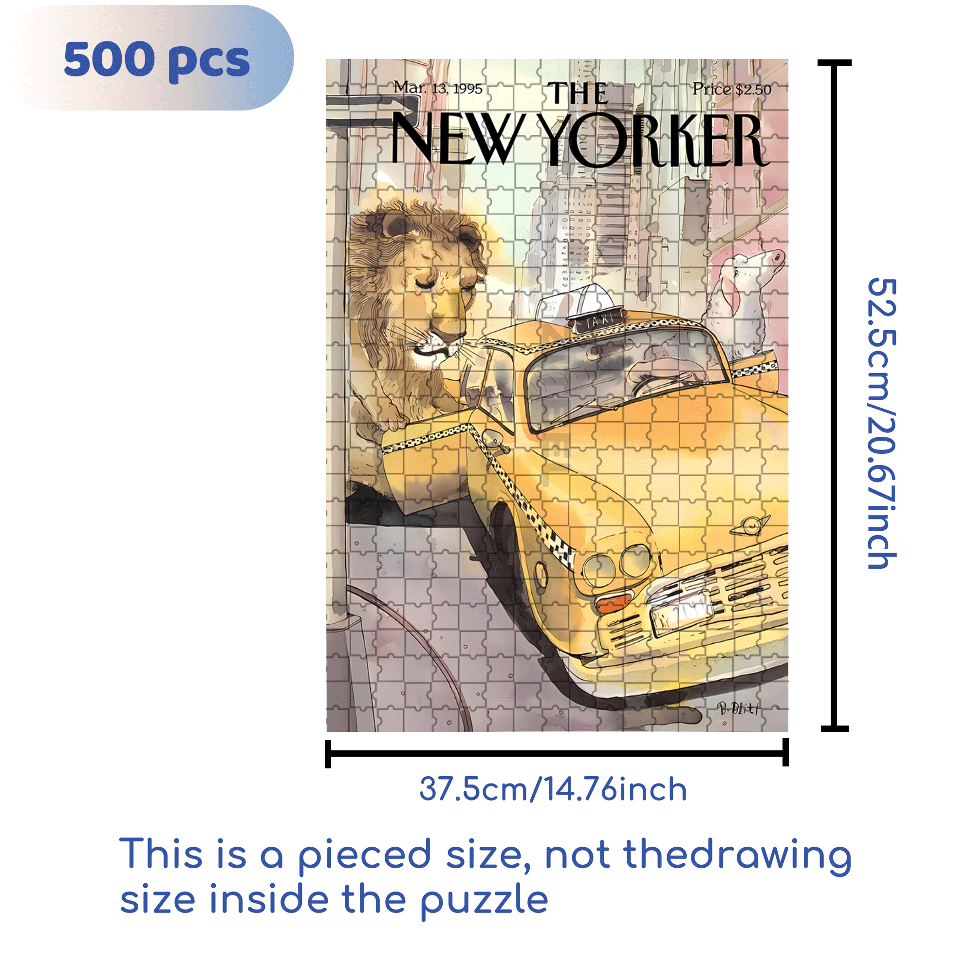 Huge Monster 500pcs/1000pcs Jigsaw Puzzle, Scratch-Resistant, Interactive Family Game & Brain-Boosting DIY Decor, Perfect for Halloween, Christmas & New Year Gifts, Family Puzzle Game