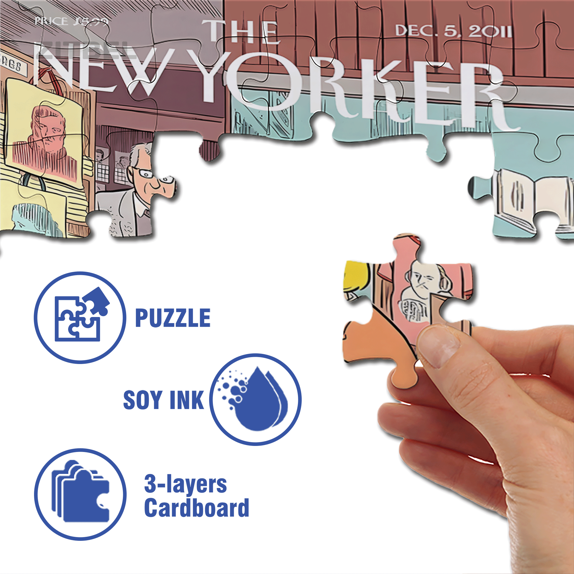 I Want This 500pcs/1000pcs Jigsaw Puzzle, Scratch-Resistant, Interactive Family Game & Brain-Boosting DIY Decor, Perfect for Halloween, Christmas & New Year Gifts, Family Puzzle Game