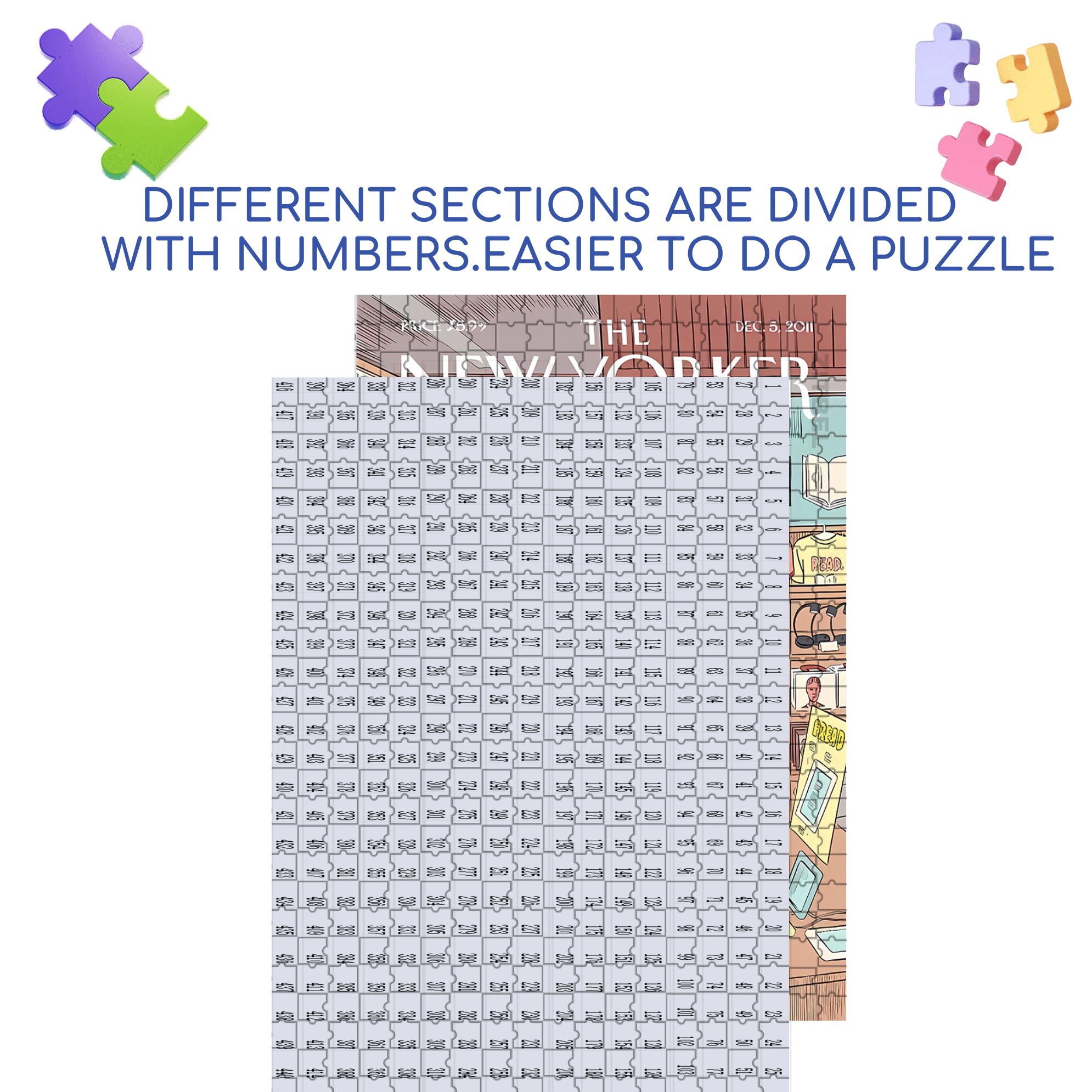 I Want This 500pcs/1000pcs Jigsaw Puzzle, Scratch-Resistant, Interactive Family Game & Brain-Boosting DIY Decor, Perfect for Halloween, Christmas & New Year Gifts, Family Puzzle Game