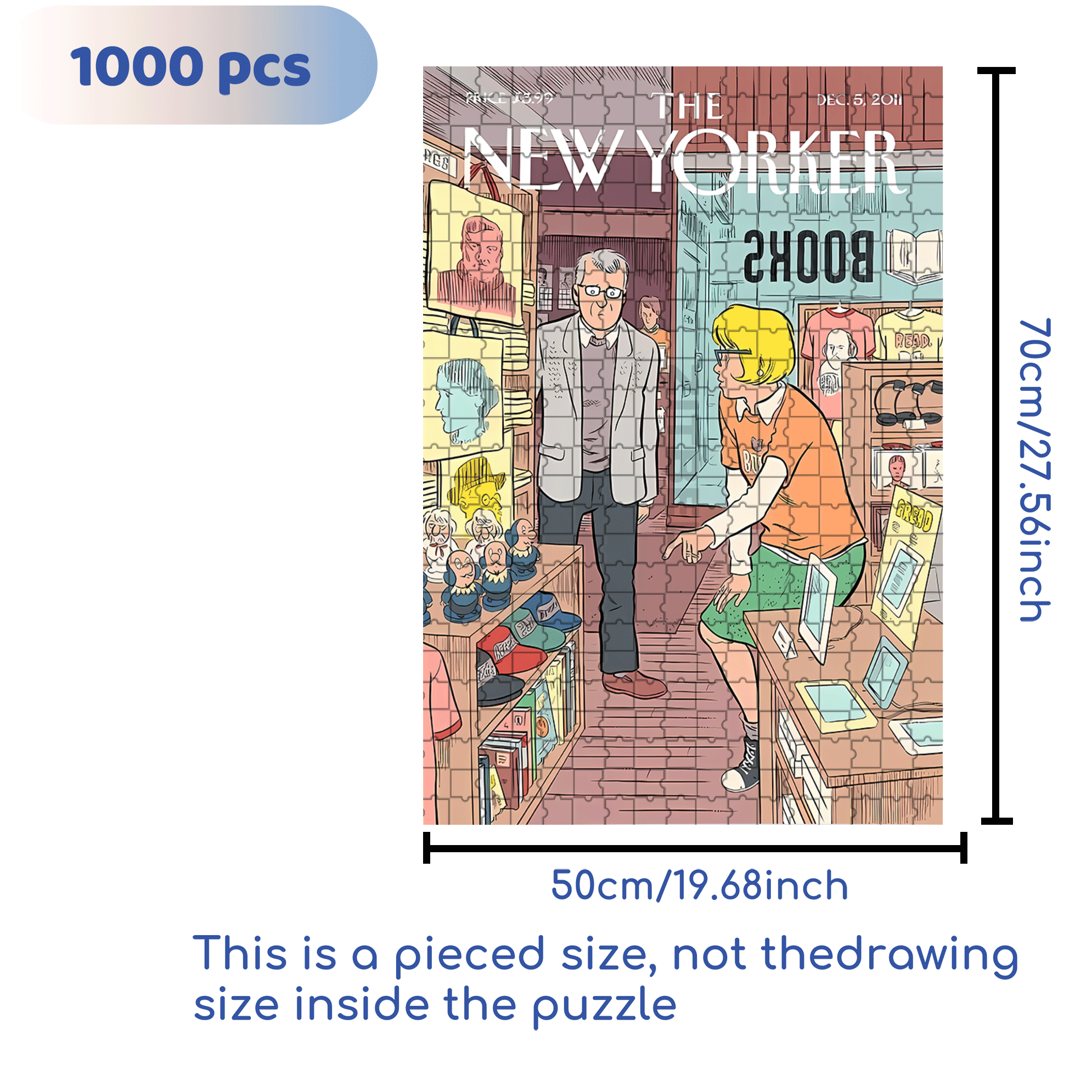 I Want This 500pcs/1000pcs Jigsaw Puzzle, Scratch-Resistant, Interactive Family Game & Brain-Boosting DIY Decor, Perfect for Halloween, Christmas & New Year Gifts, Family Puzzle Game