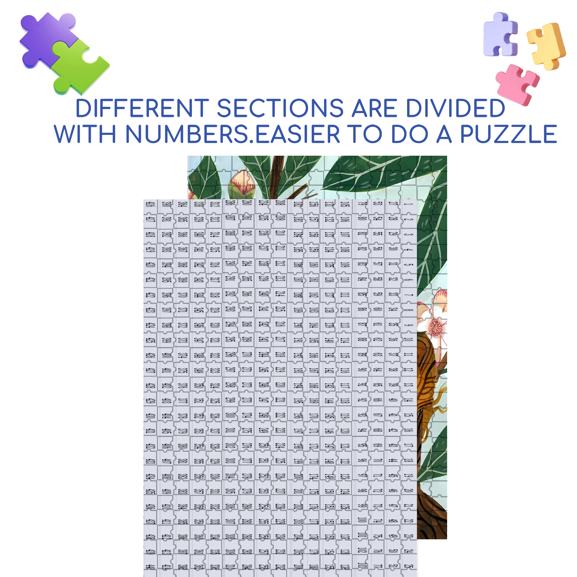 Love Baby 500pcs/1000pcs Jigsaw Puzzle, Scratch-Resistant, Interactive Family Game & Brain-Boosting DIY Decor, Perfect for Halloween, Christmas & New Year Gifts, Family Puzzle Game