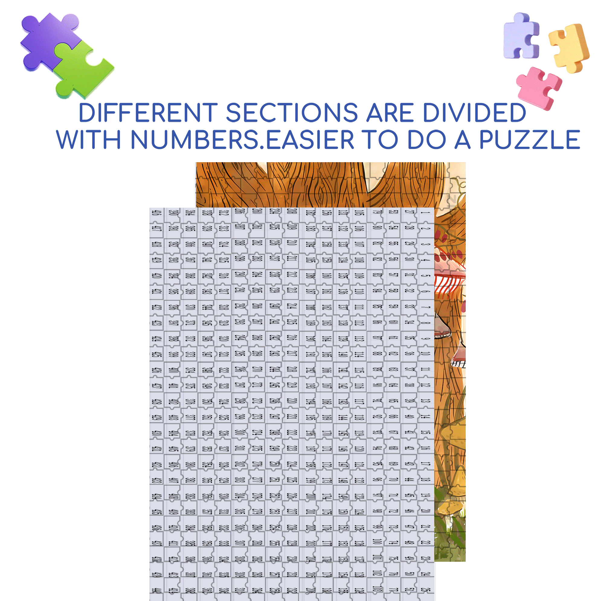 Love Nest 500pcs/1000pcs Jigsaw Puzzle, Scratch-Resistant, Interactive Family Game & Brain-Boosting DIY Decor, Perfect for Halloween, Christmas & New Year Gifts, Family Puzzle Game