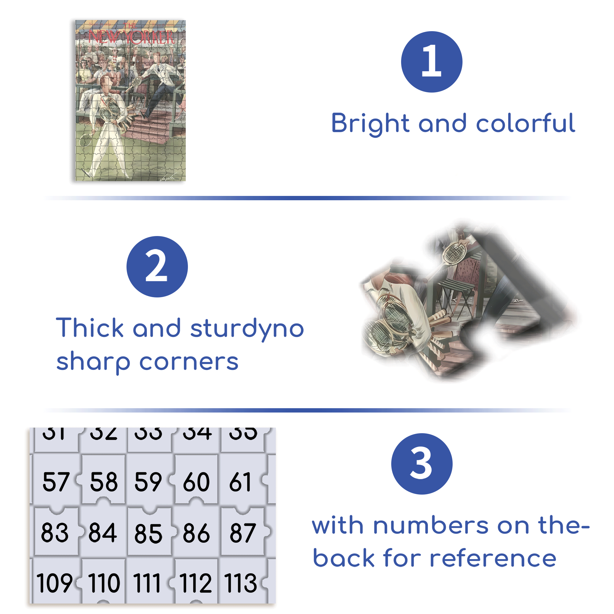 Many Tennis Rackets 500pcs/1000pcs Jigsaw Puzzle, Scratch-Resistant, Interactive Family Game & Brain-Boosting DIY Decor, Perfect for Halloween, Christmas & New Year Gifts, Family Puzzle Game