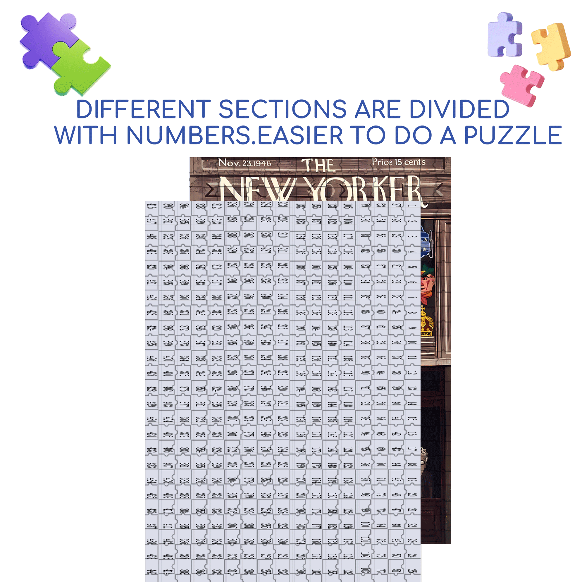 Masks Wigs 500pcs/1000pcs Jigsaw Puzzle, Scratch-Resistant, Interactive Family Game & Brain-Boosting DIY Decor, Perfect for Halloween, Christmas & New Year Gifts, Family Puzzle Game