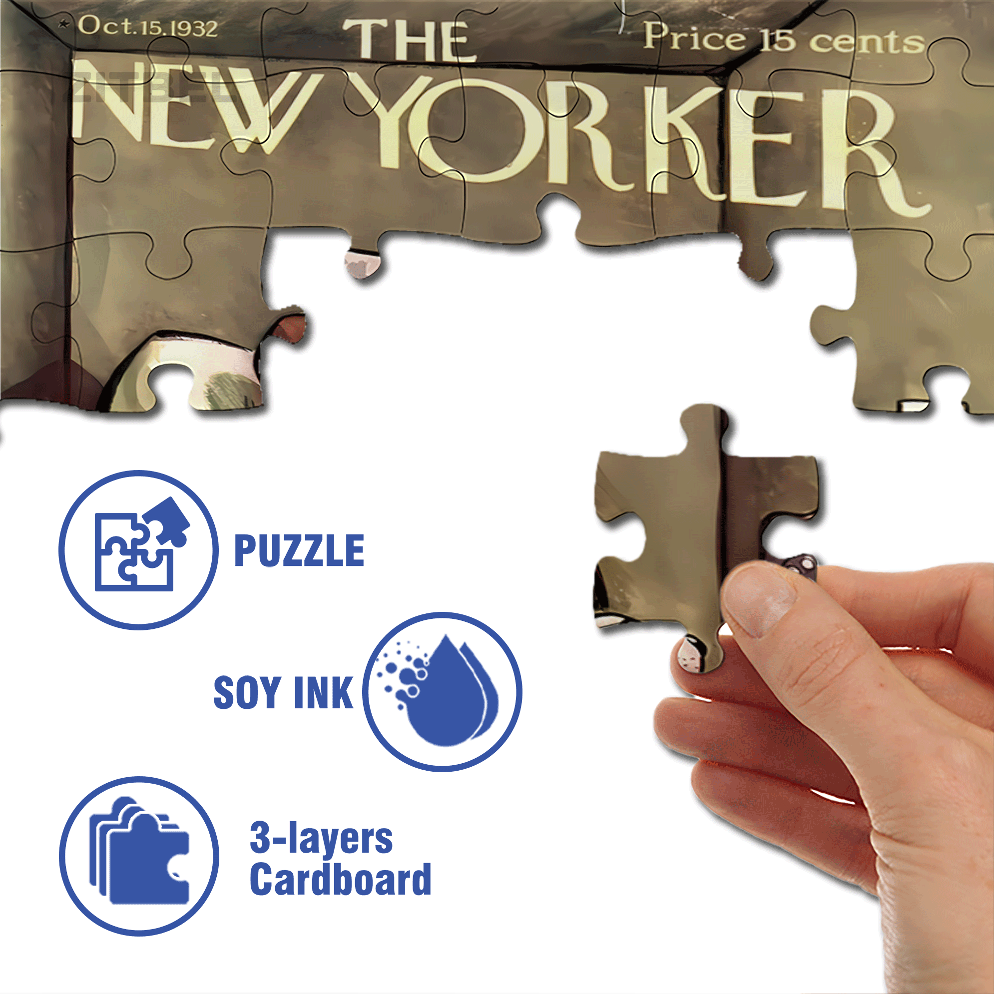 Miss you Too 500pcs/1000pcs Jigsaw Puzzle, Scratch-Resistant, Interactive Family Game & Brain-Boosting DIY Decor, Perfect for Halloween, Christmas & New Year Gifts, Family Puzzle Game