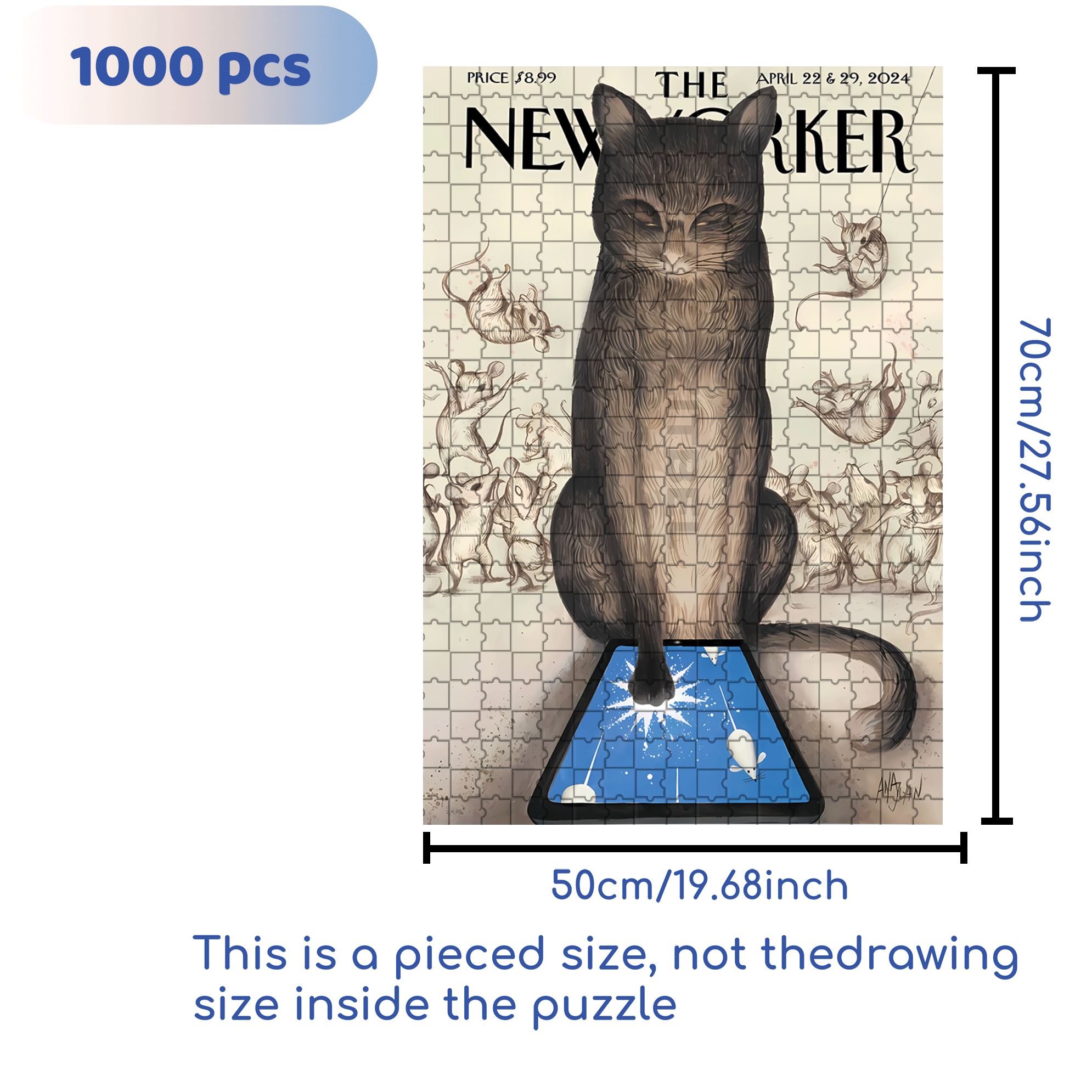 My Favorite Game 500pcs/1000pcs Jigsaw Puzzle, Scratch-Resistant, Interactive Family Game & Brain-Boosting DIY Decor, Perfect for Halloween, Christmas & New Year Gifts, Family Puzzle Game