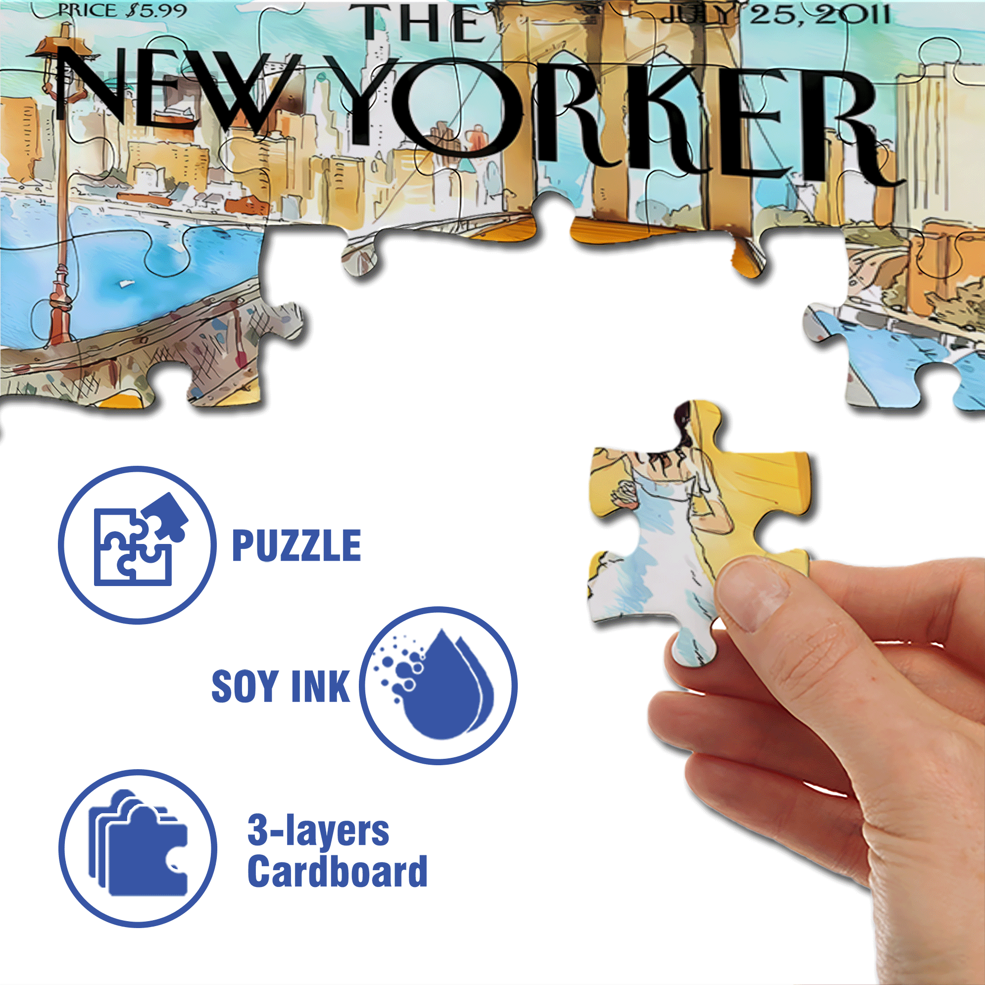 Our Big Day 500pcs/1000pcs Jigsaw Puzzle, Scratch-Resistant, Interactive Family Game & Brain-Boosting DIY Decor, Perfect for Halloween, Christmas & New Year Gifts, Family Puzzle Game