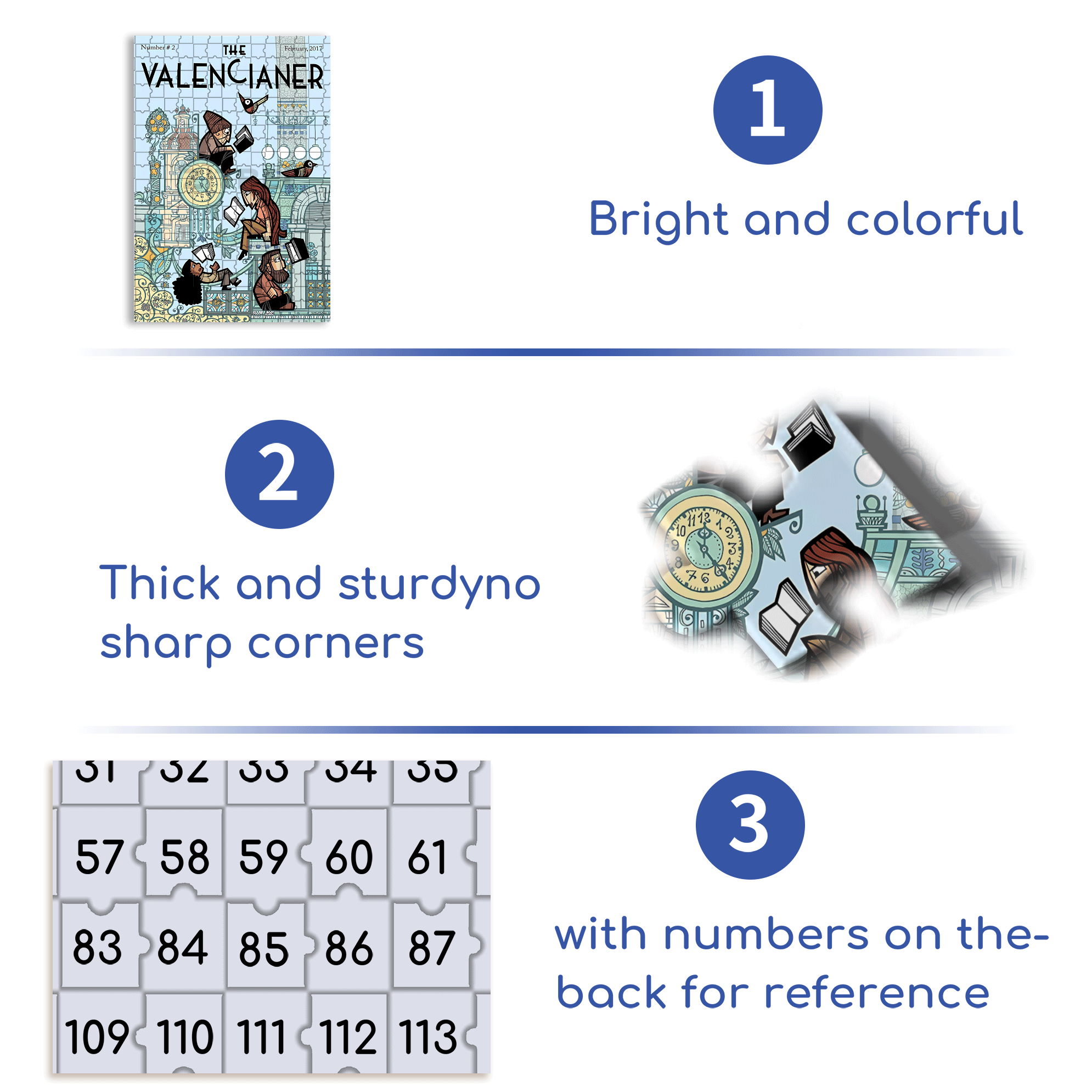 Reading Time 500pcs/1000pcs Jigsaw Puzzle, Scratch-Resistant, Interactive Family Game & Brain-Boosting DIY Decor, Perfect for Halloween, Christmas & New Year Gifts, Family Puzzle Game