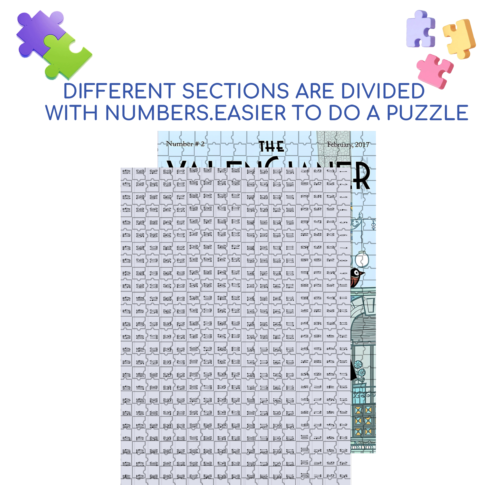 Reading Time 500pcs/1000pcs Jigsaw Puzzle, Scratch-Resistant, Interactive Family Game & Brain-Boosting DIY Decor, Perfect for Halloween, Christmas & New Year Gifts, Family Puzzle Game