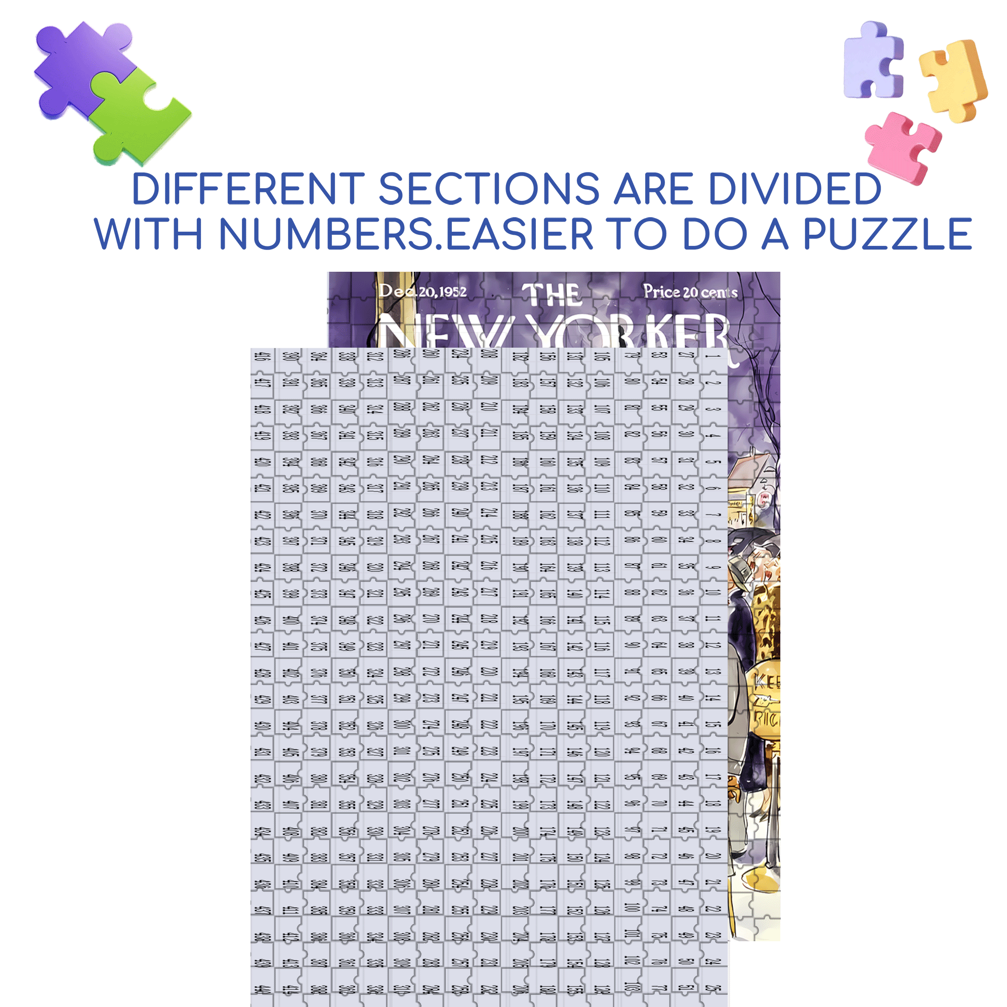 Slient Nigth 500pcs/1000pcs Jigsaw Puzzle, Scratch-Resistant, Interactive Family Game & Brain-Boosting DIY Decor, Perfect for Halloween, Christmas & New Year Gifts, Family Puzzle Game