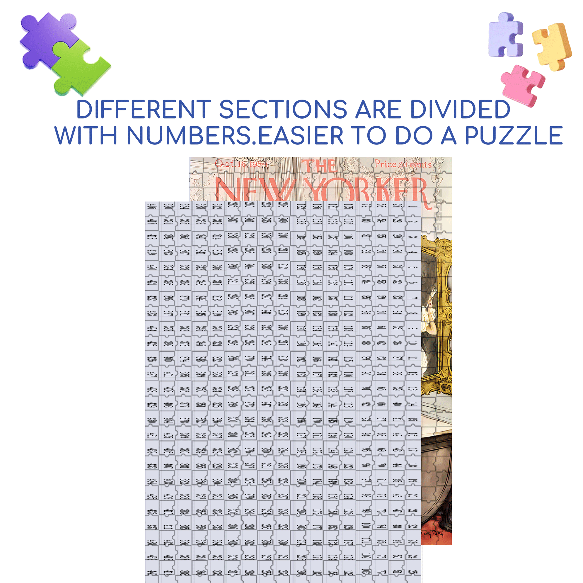 Strongbox 500pcs/1000pcs Jigsaw Puzzle, Scratch-Resistant, Interactive Family Game & Brain-Boosting DIY Decor, Perfect for Halloween, Christmas & New Year Gifts, Family Puzzle Game