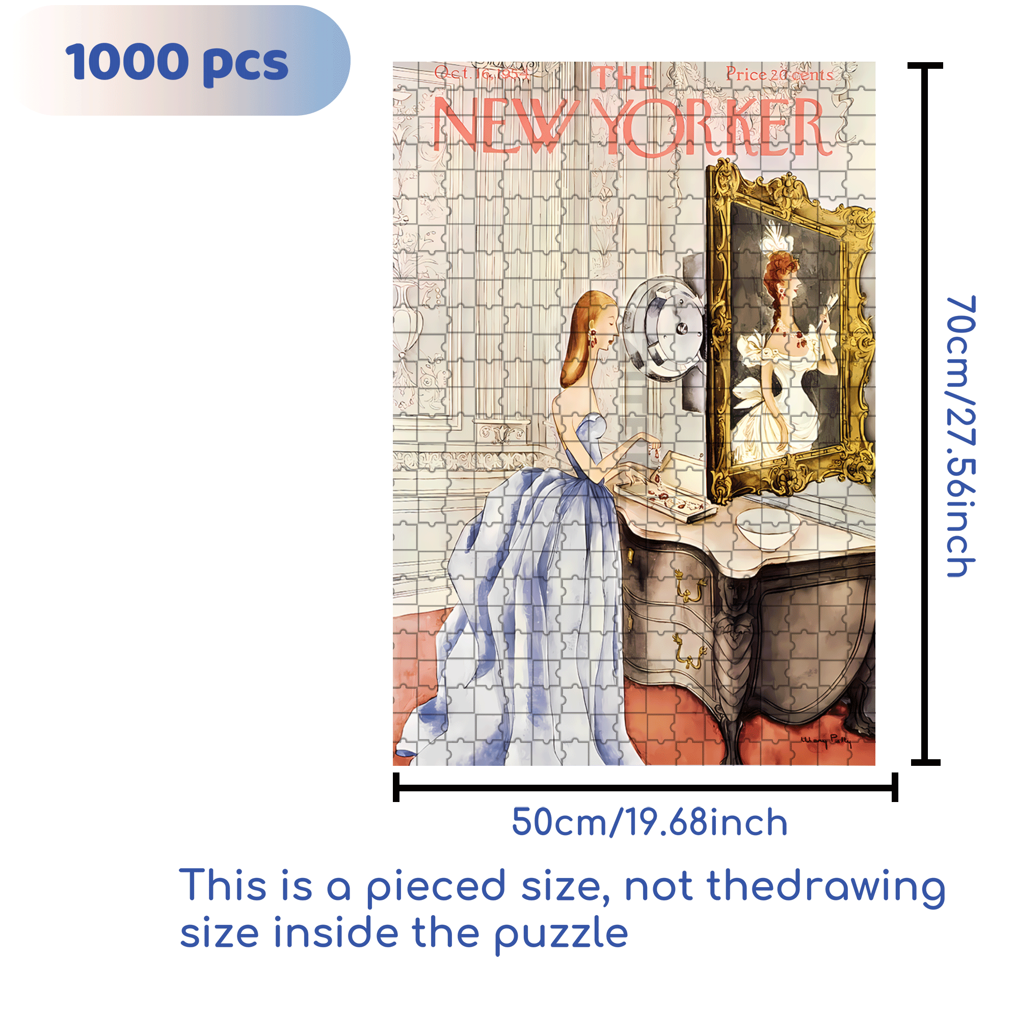 Strongbox 500pcs/1000pcs Jigsaw Puzzle, Scratch-Resistant, Interactive Family Game & Brain-Boosting DIY Decor, Perfect for Halloween, Christmas & New Year Gifts, Family Puzzle Game